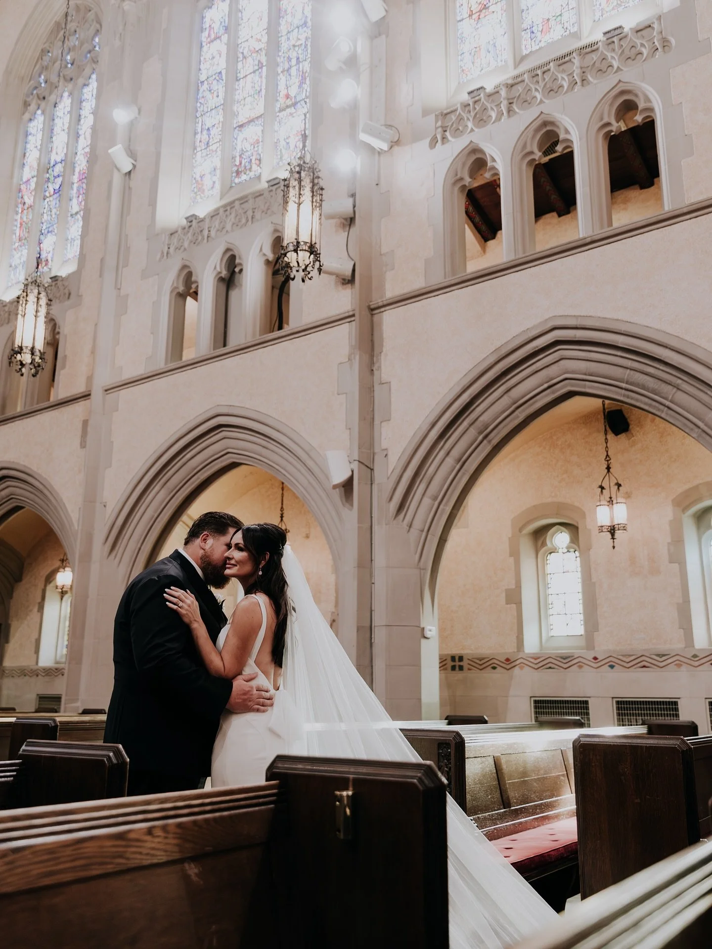 It was an absolute honor to capture this amazing couple as they said &ldquo;I do&rdquo; inside the breathtaking Historic Trinity Church in Detroit, surrounded by timeless architecture and sacred light. A beautiful love story and a joyful celebration 