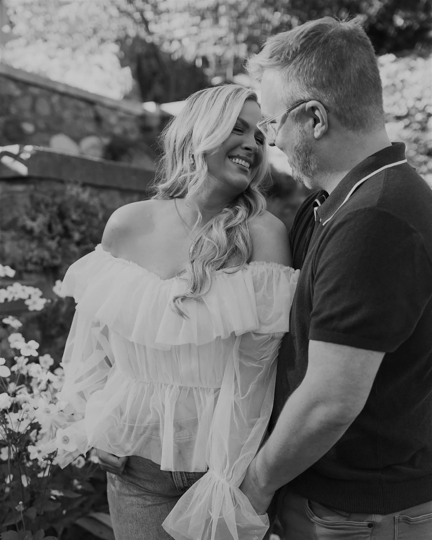 A good black &amp; white series was long overdue! Carrie &amp; Chris&rsquo;s engagement session was filled with love and laughter, their energy was absolutely contagious. I wish everyone could feel what we did that day! Thank you both for being so mu