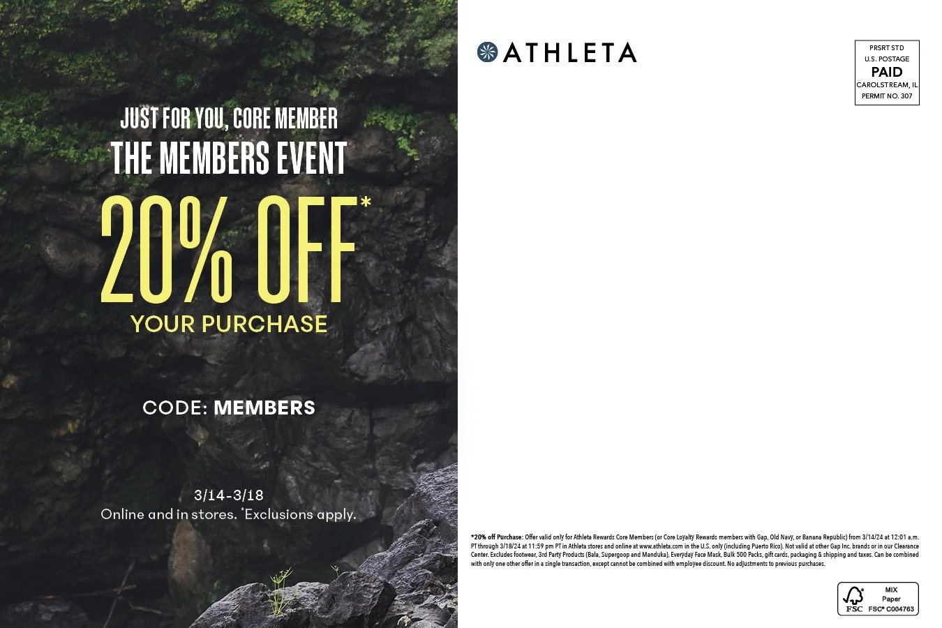 Direct Mailer - Back Side