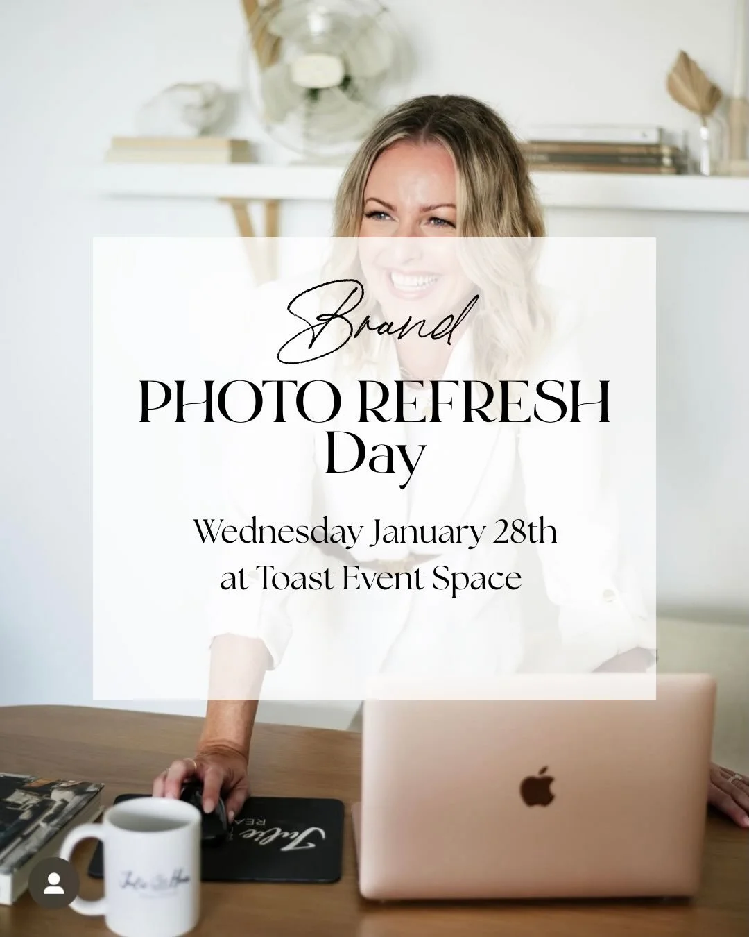 Have you been putting off new fresh photos? 
Say no more. This is your sign to book! 
We are hosting a Brand Refresh Day on Jan 28th
30 min shoot; 20 retouched images 

Head to jessicawaughphotography.com to book