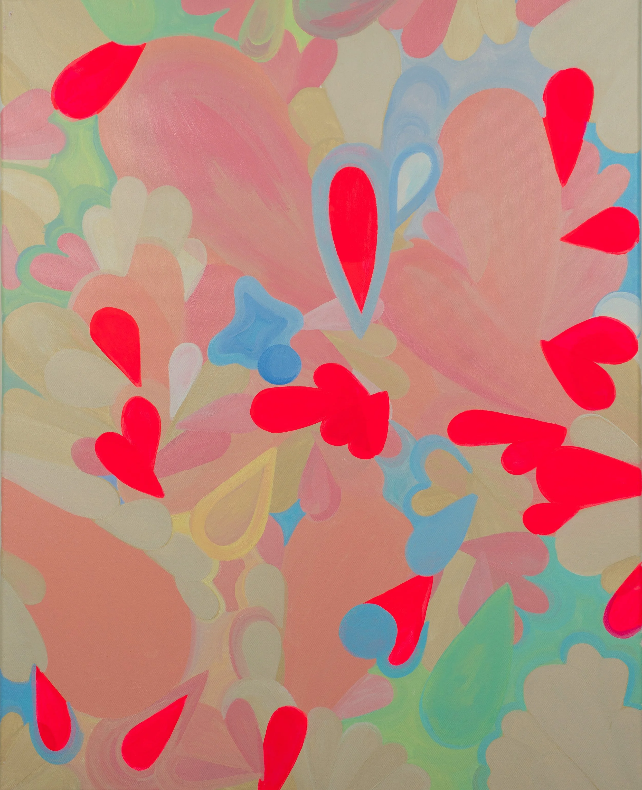 "Caroline", acrylic on canvas, 2024, 24" x 30"