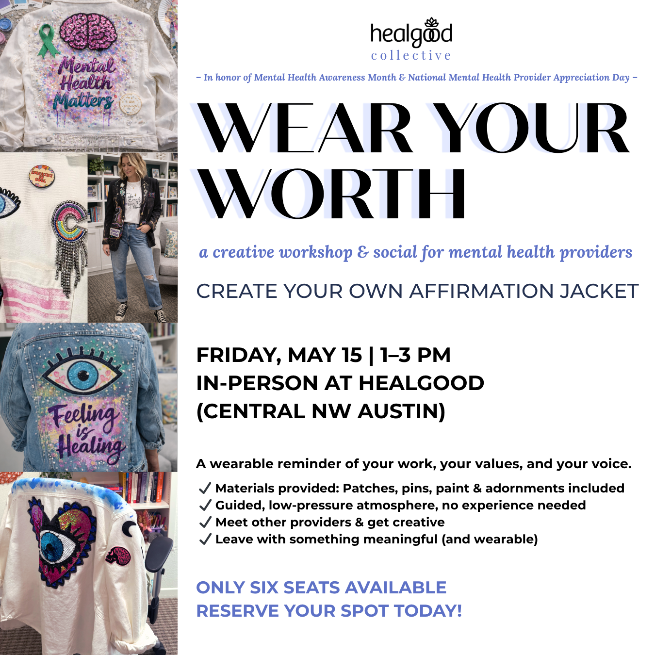 Wear Your Worth: A Healgood Collective Workshop & Social
