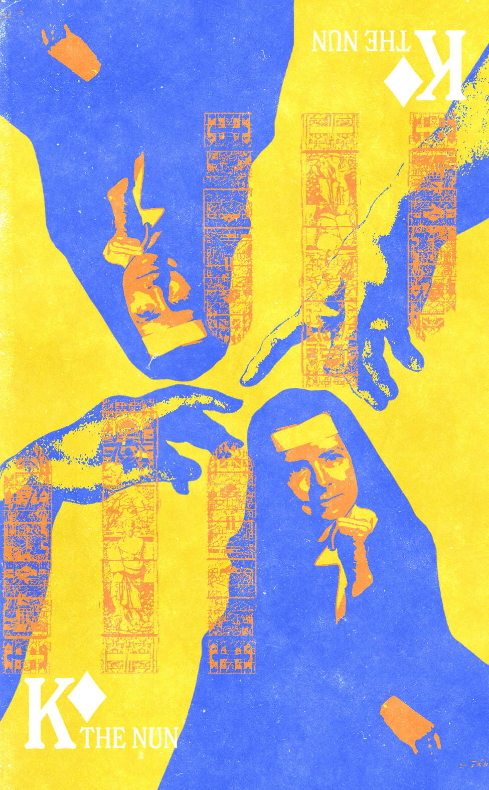 Corita Kent Playing Card - The Nun