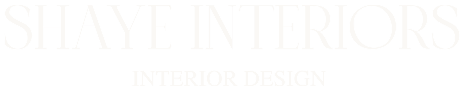 Shaye Interiors