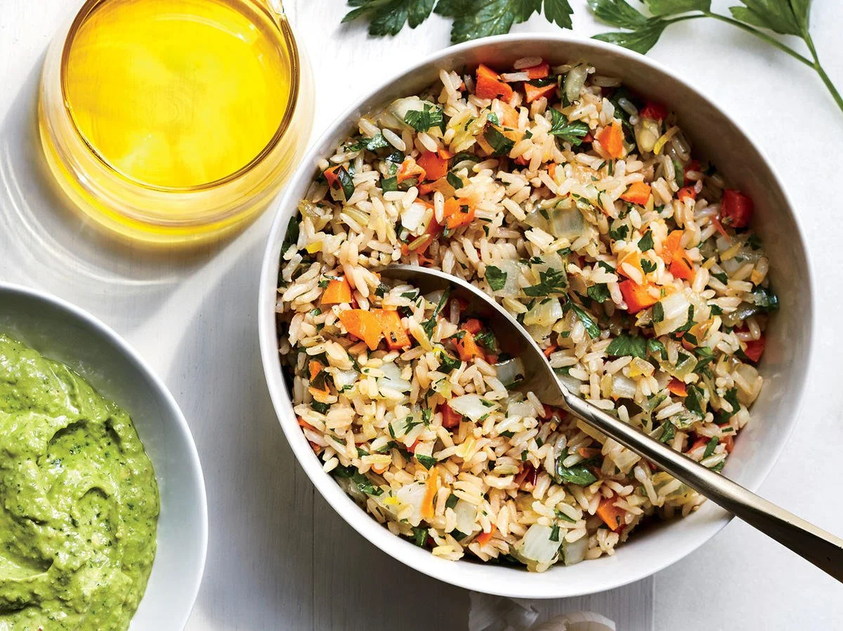 brown rice pilaf