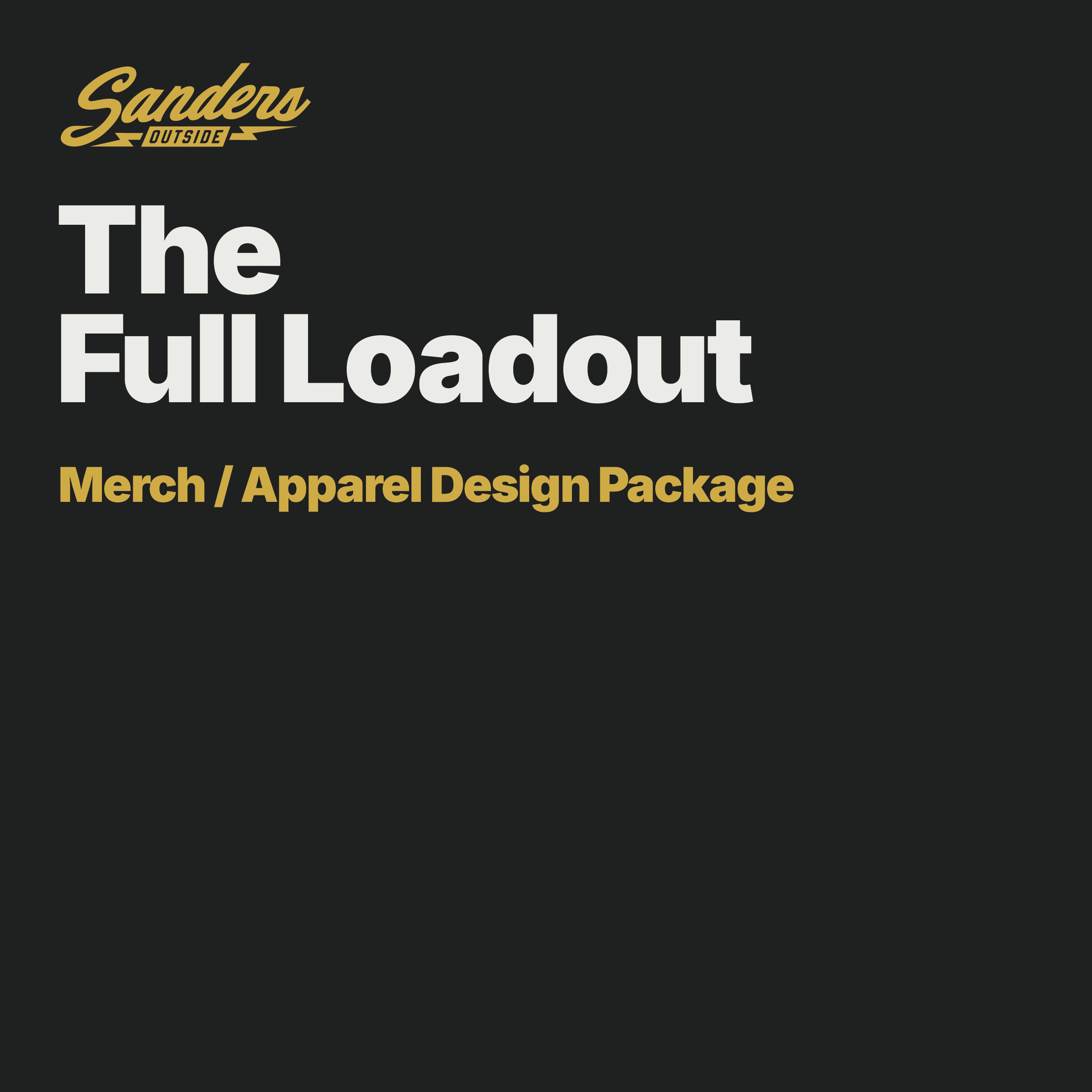 The Full Loadout Merch/Apparel Design Package