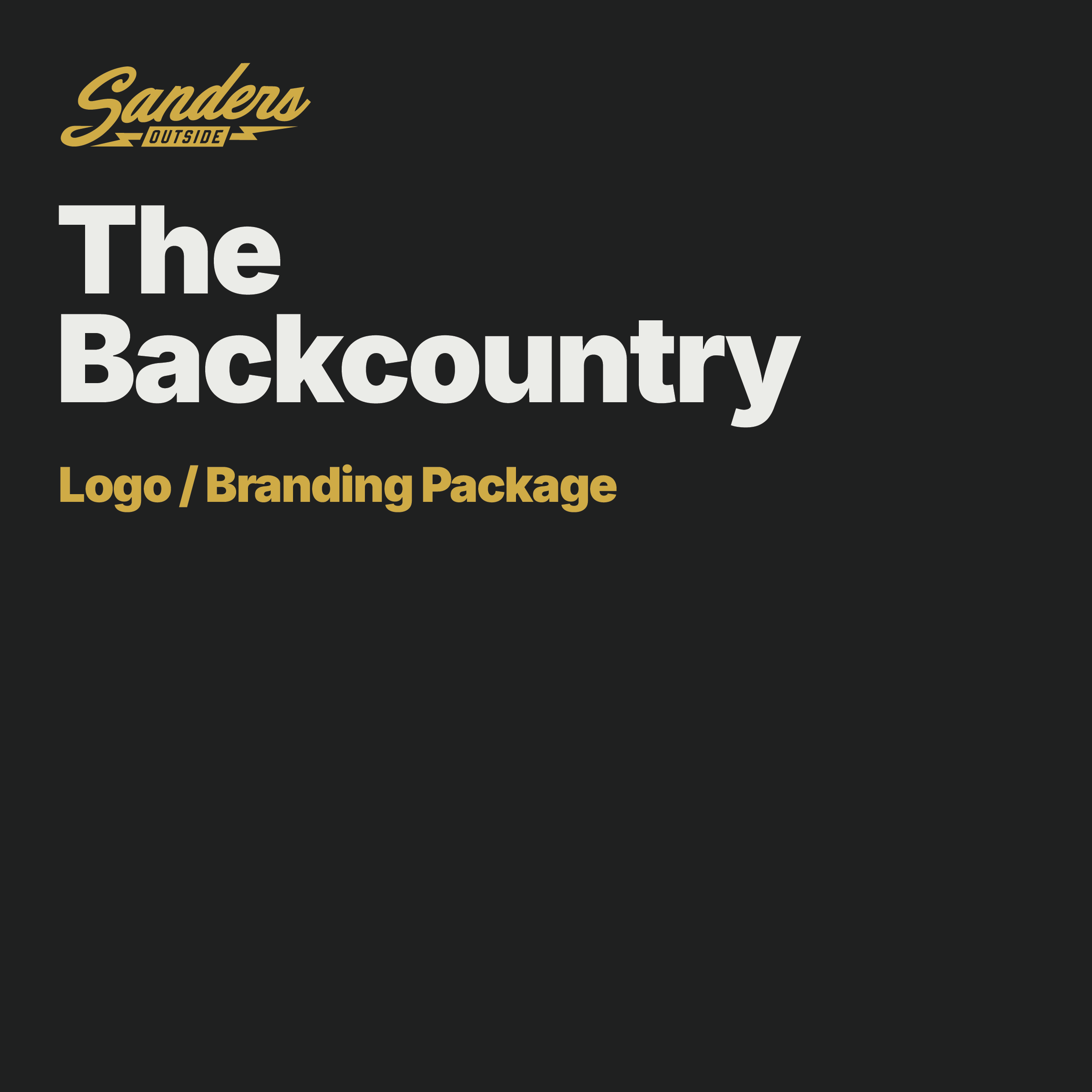 The Backcountry Logo/Branding Design Package