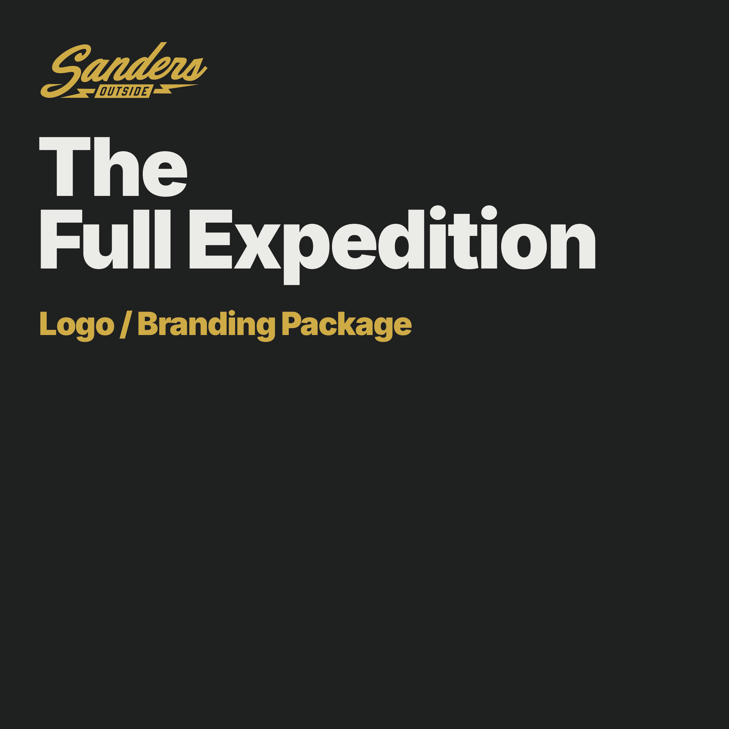 The Full Expedition Logo/Branding Design Package