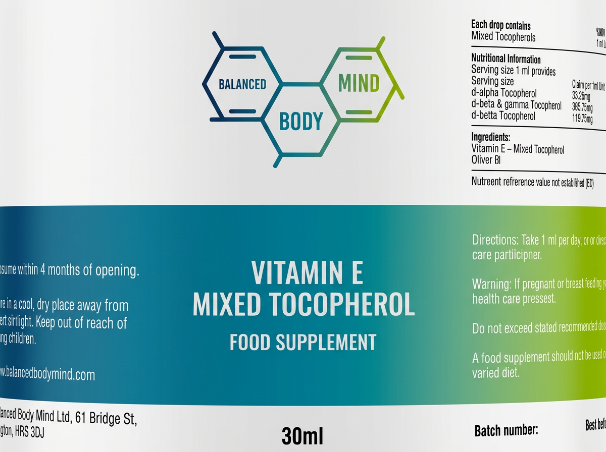 Vitamin E - Mixed Tocopherols 30 ml