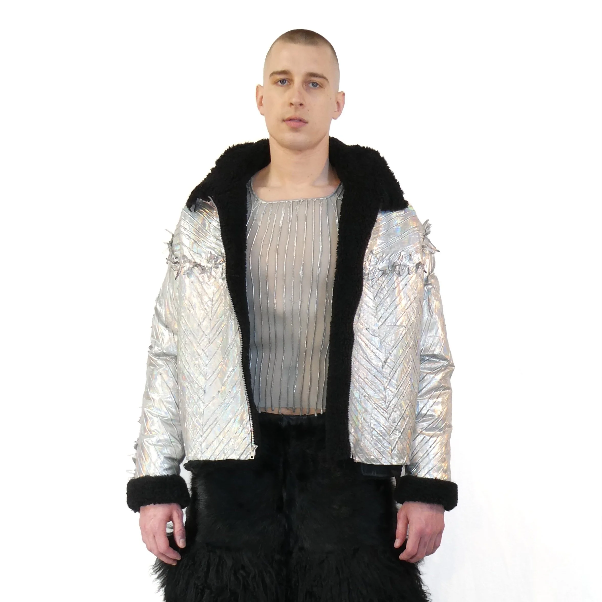 Holographic Rain Jacket