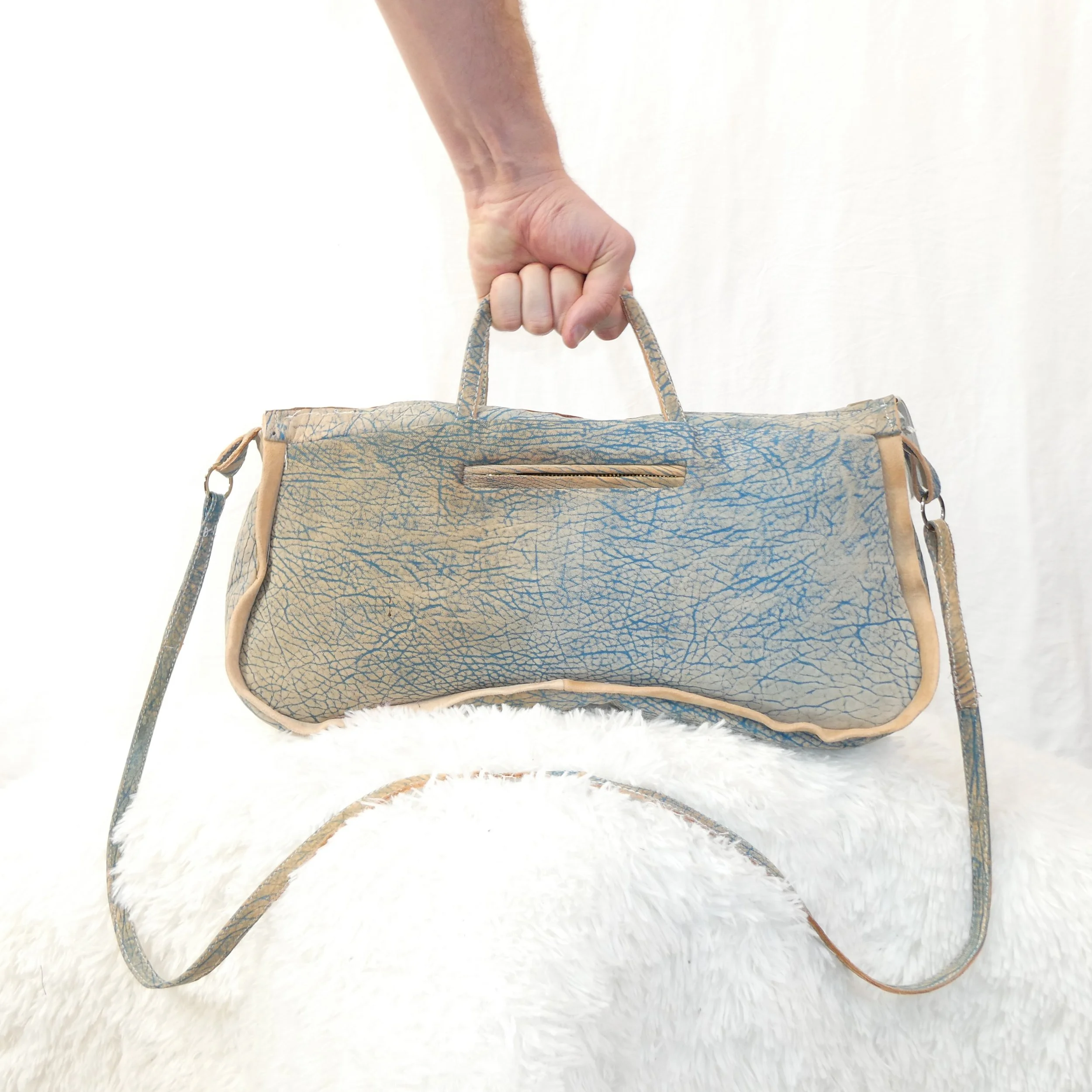 Leather Double Dog Bag