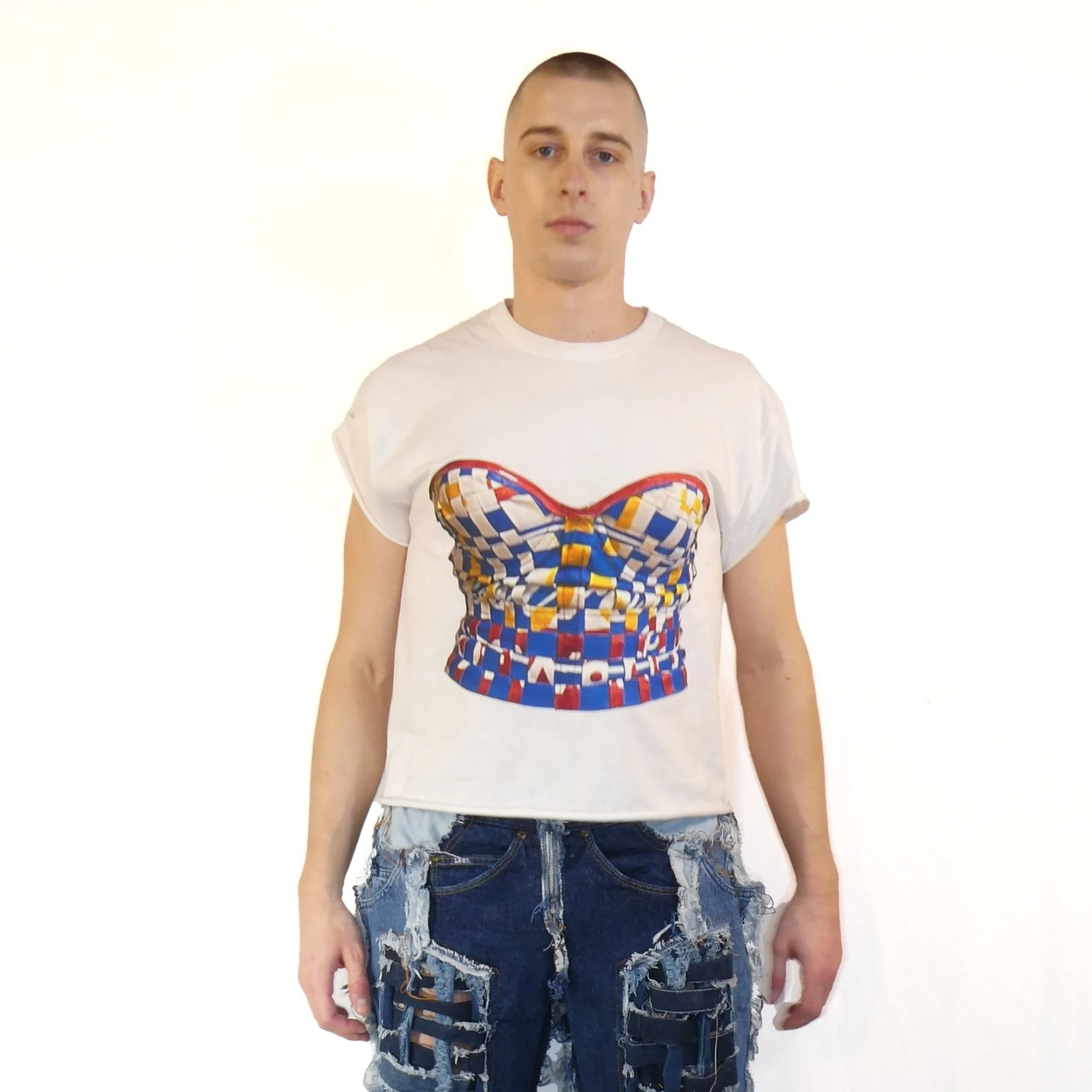 Trompe L’oeil Bustier T-Shirt