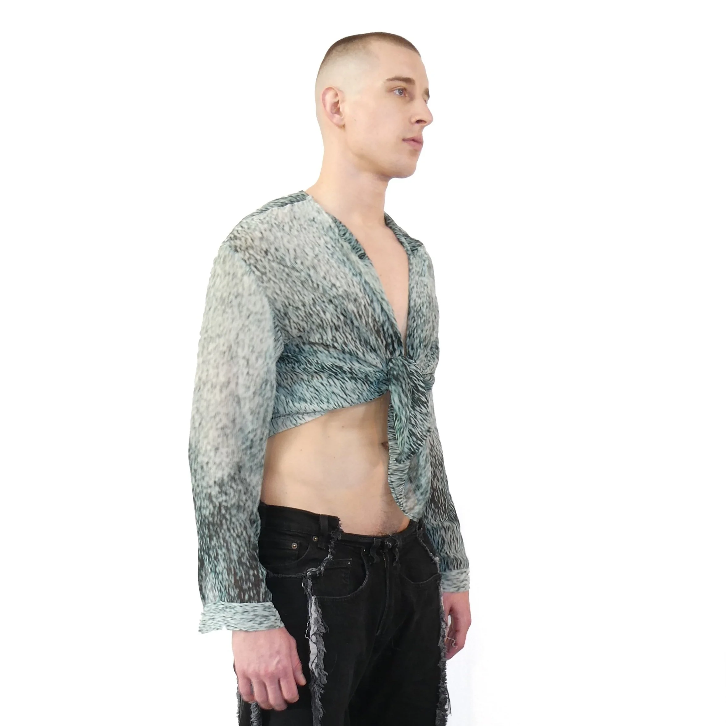 Sheer Static Flow Shirt