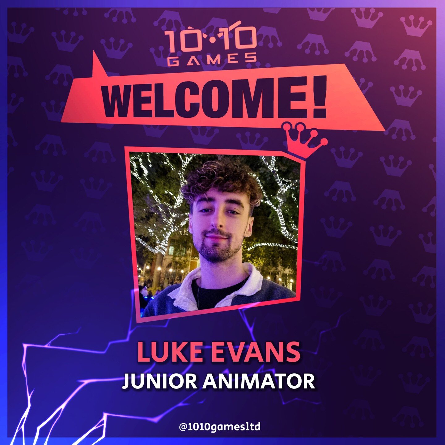 Another addition to our team here at 10:10! Please welcome Luke who joins us as a Junior Animator! 🎉