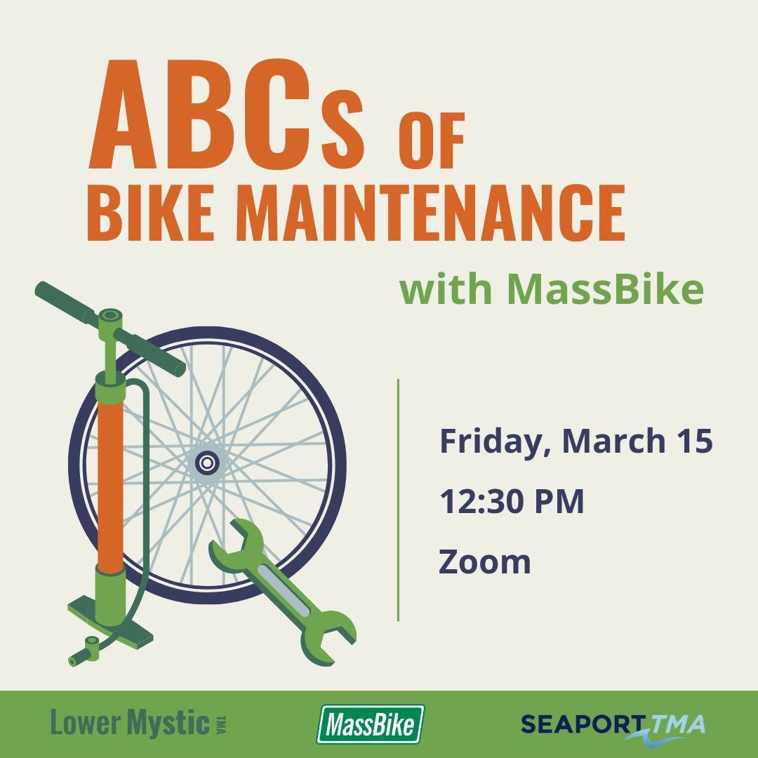 A little rusty on your bike maintenance knowledge? 🔧🛞⚙️

Join our FREE @massbike webinar to get equipped with the skills you need to diagnose the ABCs (air, brakes, &amp; chains) of your bike!

When ➡️ Friday, March 15th, from 12:30 PM - 1:30 PM
Wh