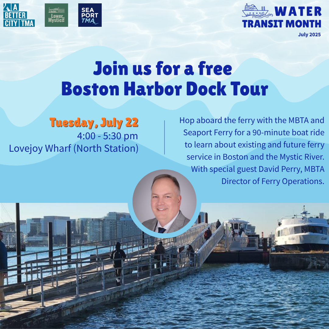 Boston Harbor Ferry Dock Tour with MBTA and Seaport Ferry