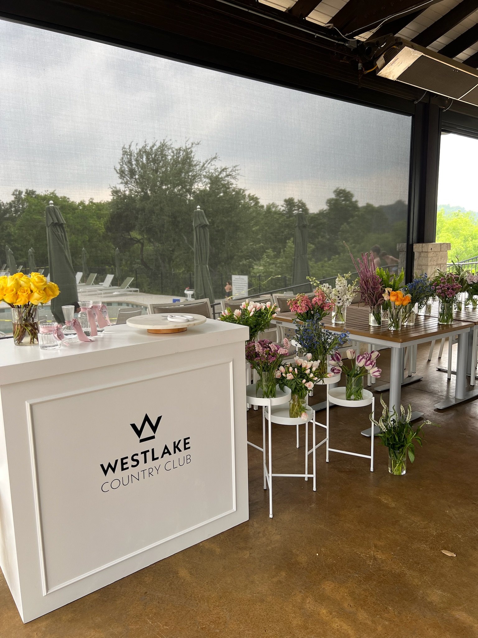 Westlake Country Club Flower Bar