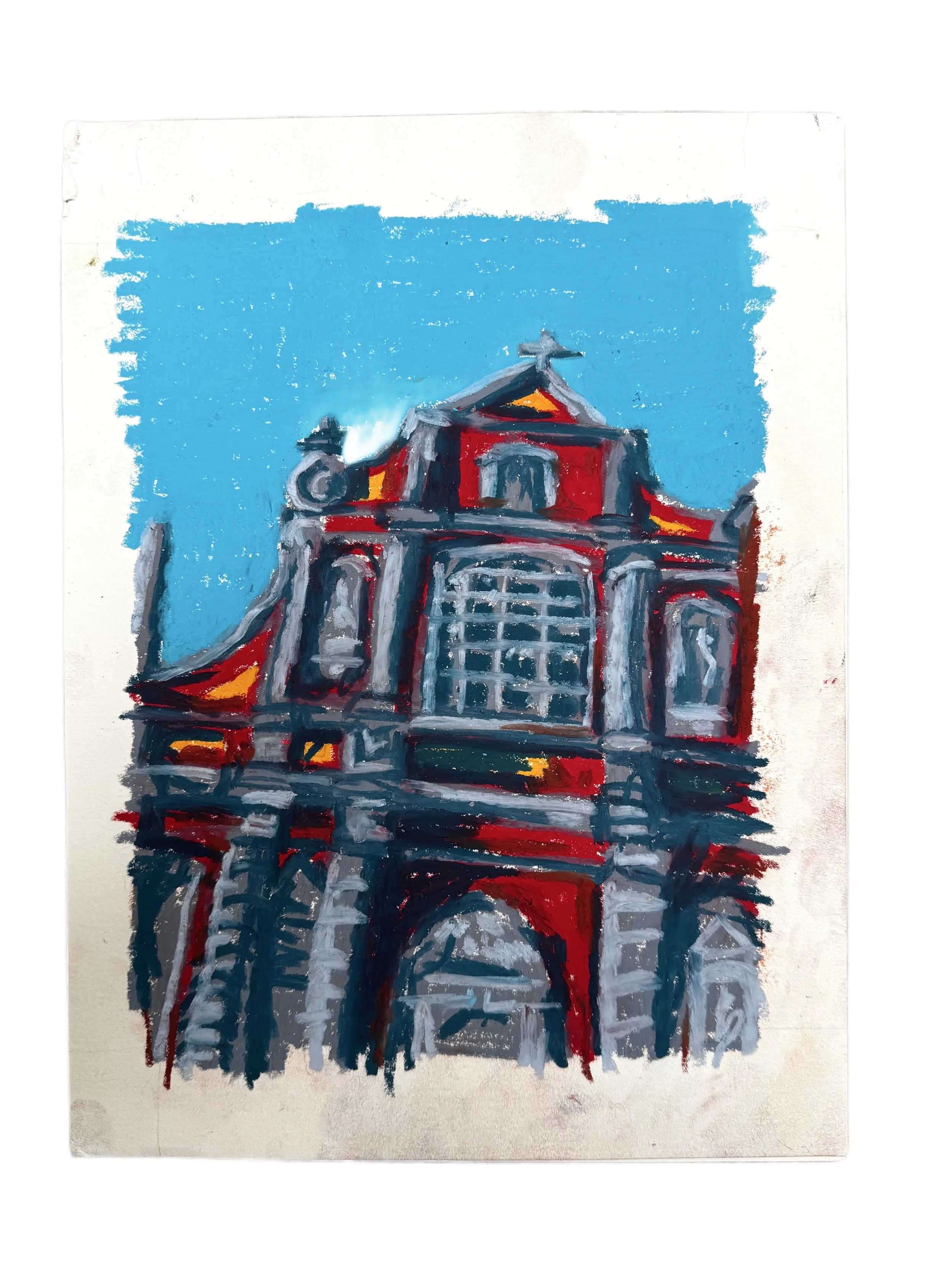 "Liege, Belgium", original painting