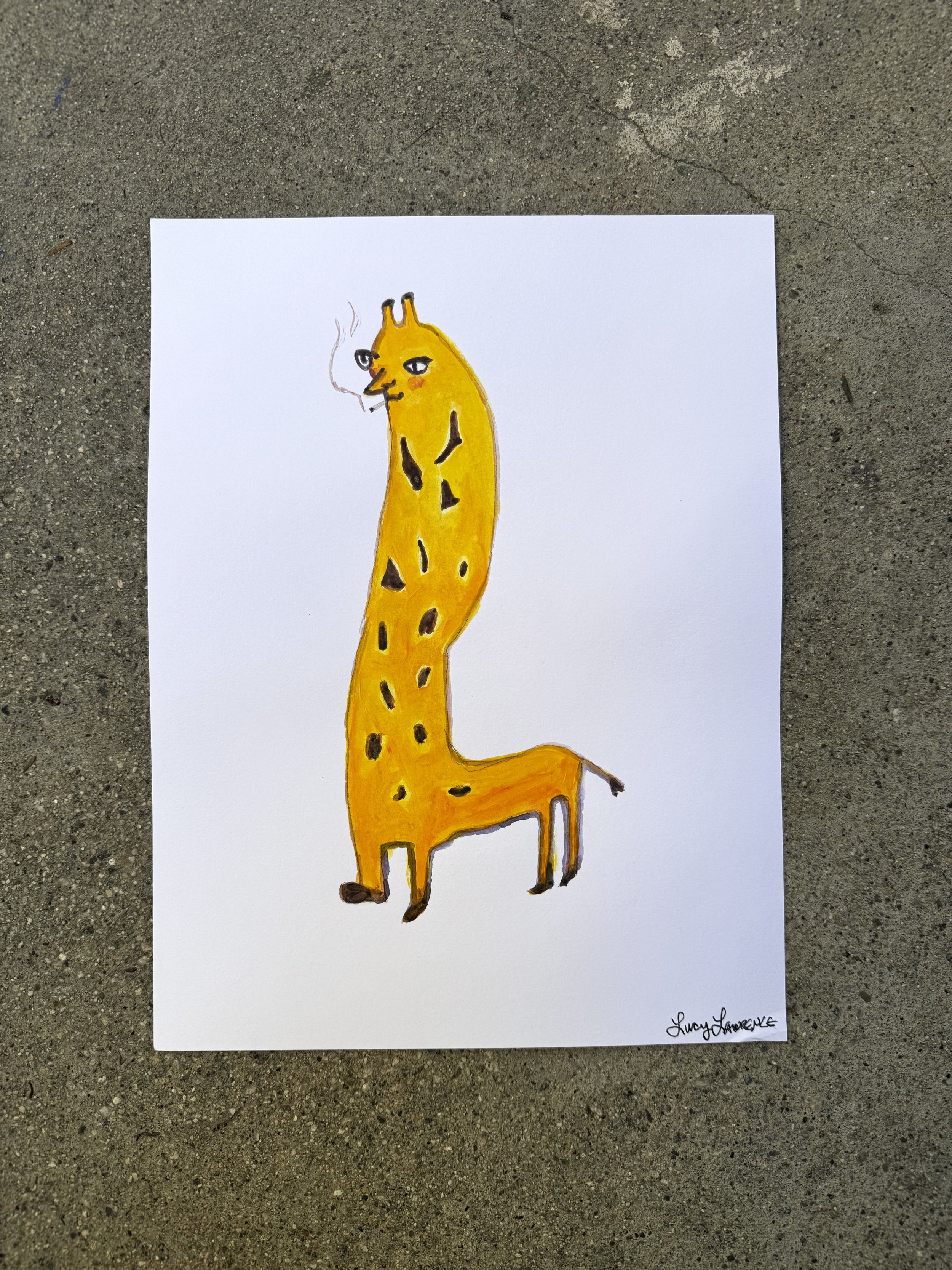 Rejected Toys R Us Mascot painting