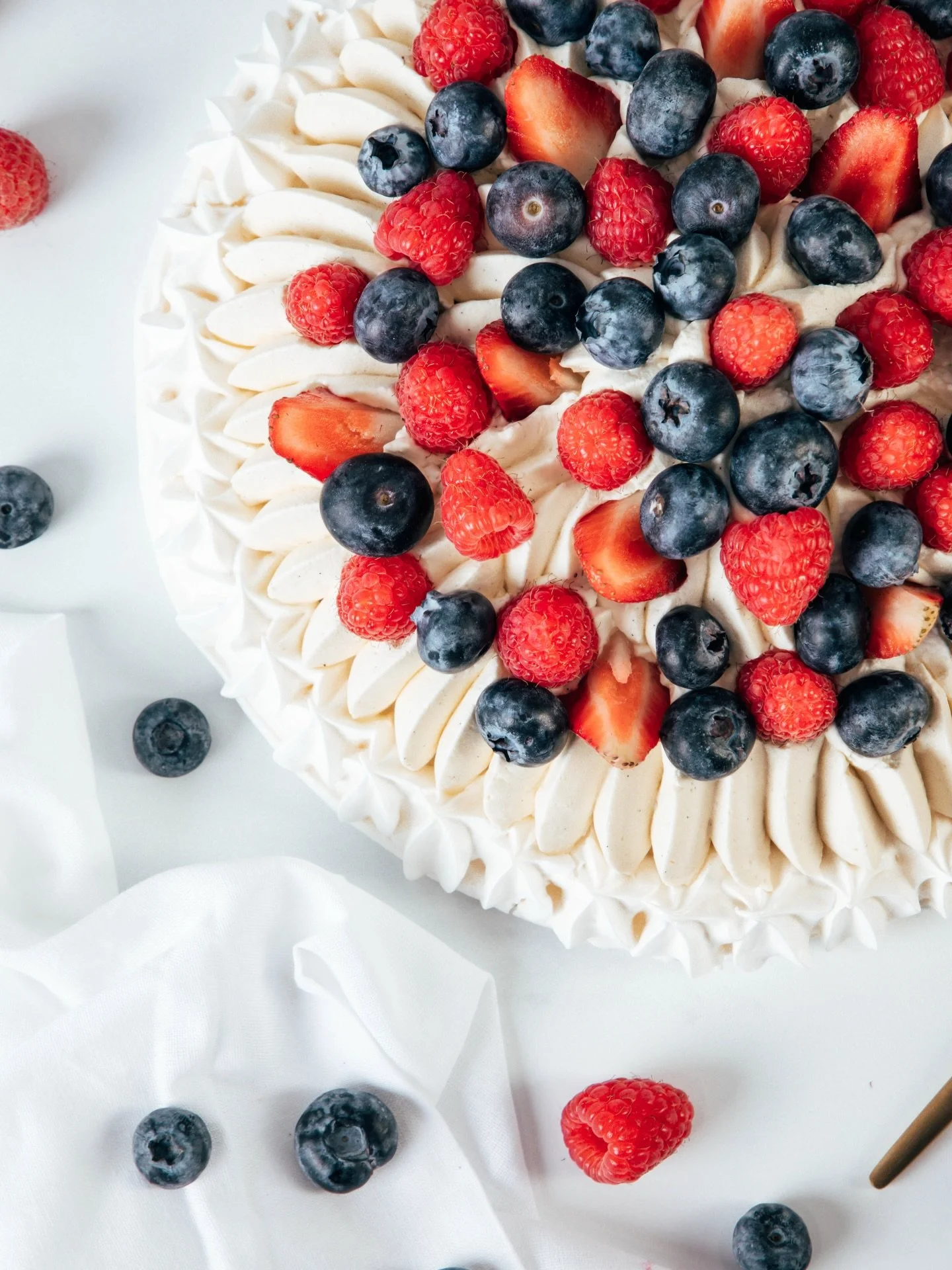 Crisp meringue, cloud-light cream, and fresh berries.
Our pavlova, made to be shared&hellip; or not 🍓

Available in individual and party sizes &mdash; link in bio for more information 🤍