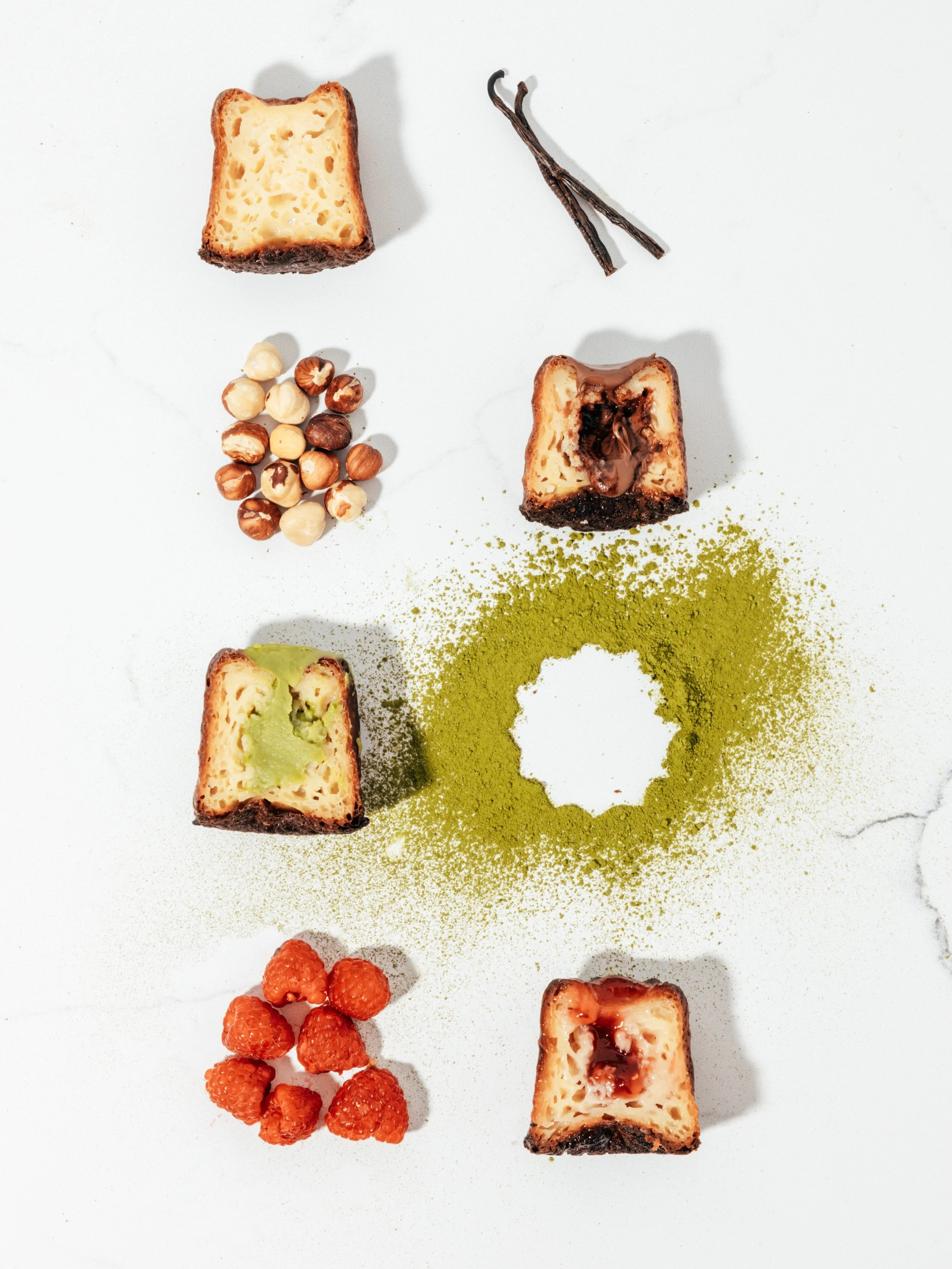 One of our specialties, and for good reason.

Our Canel&eacute;s are baked with a perfectly caramelized exterior and a soft, custardy center.

Available in original, raspberry, Nutella, and apricot flavors.

Which one are you choosing? ✨🇫🇷