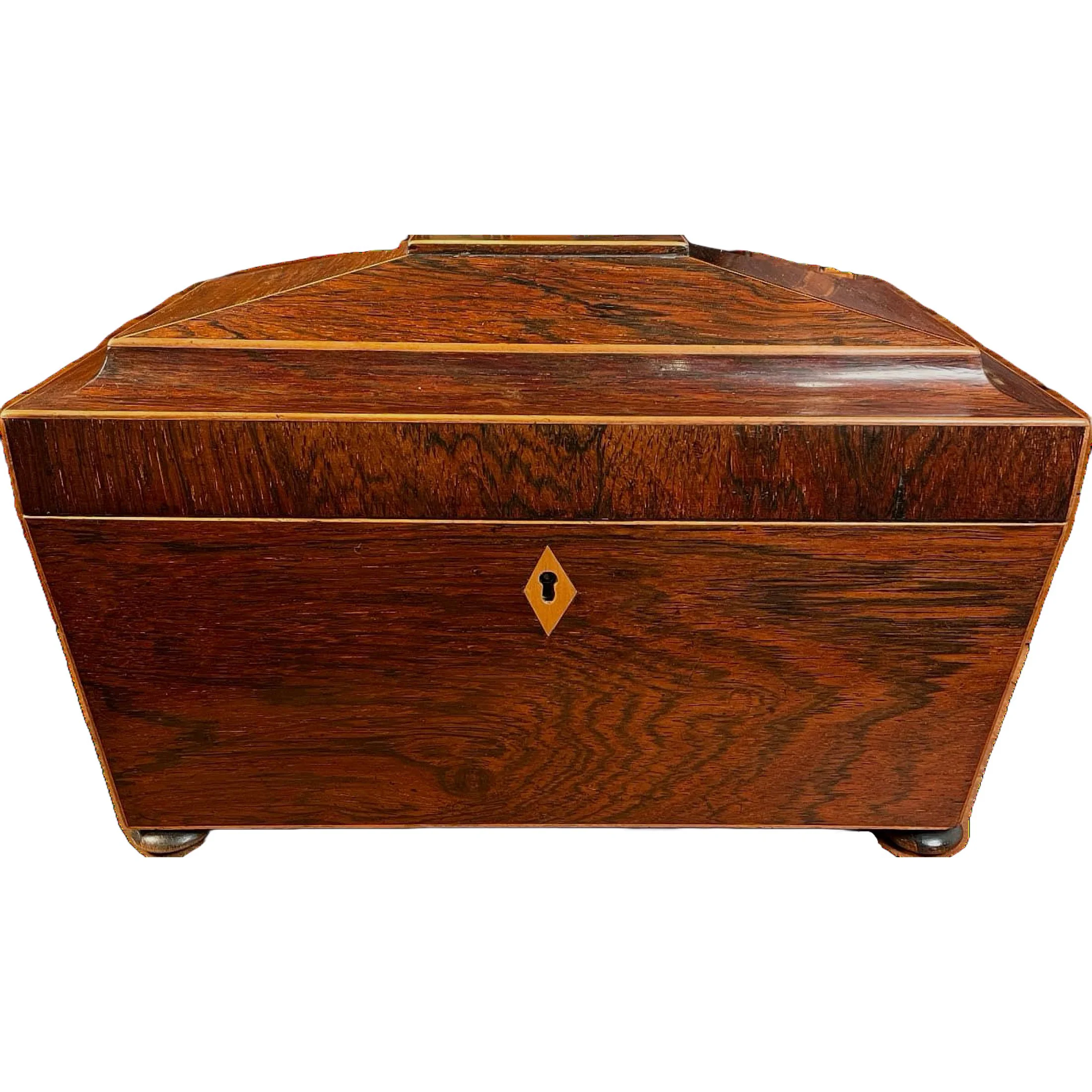 Antique Inlaid Caddy