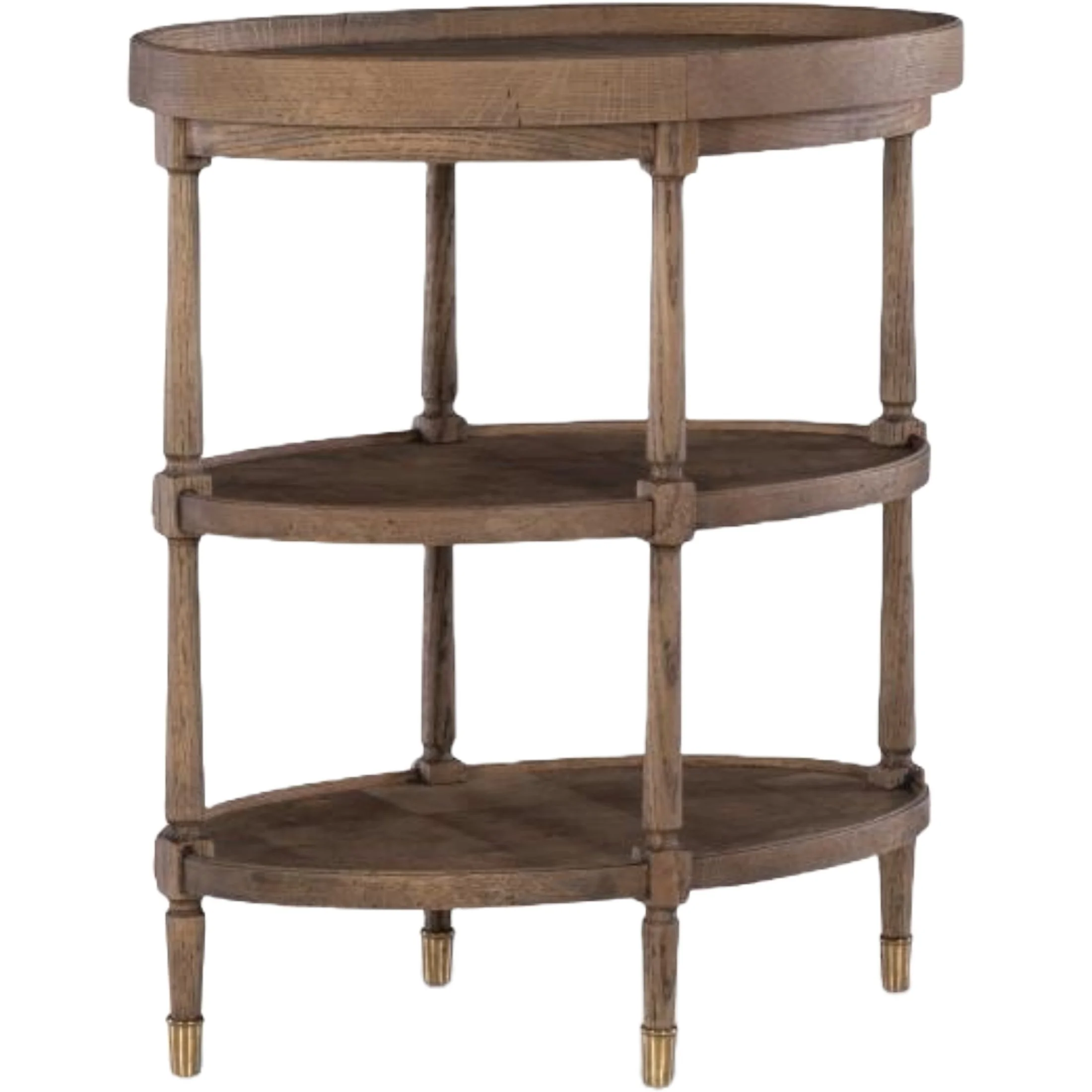 Andrews Weathered Chairside Table