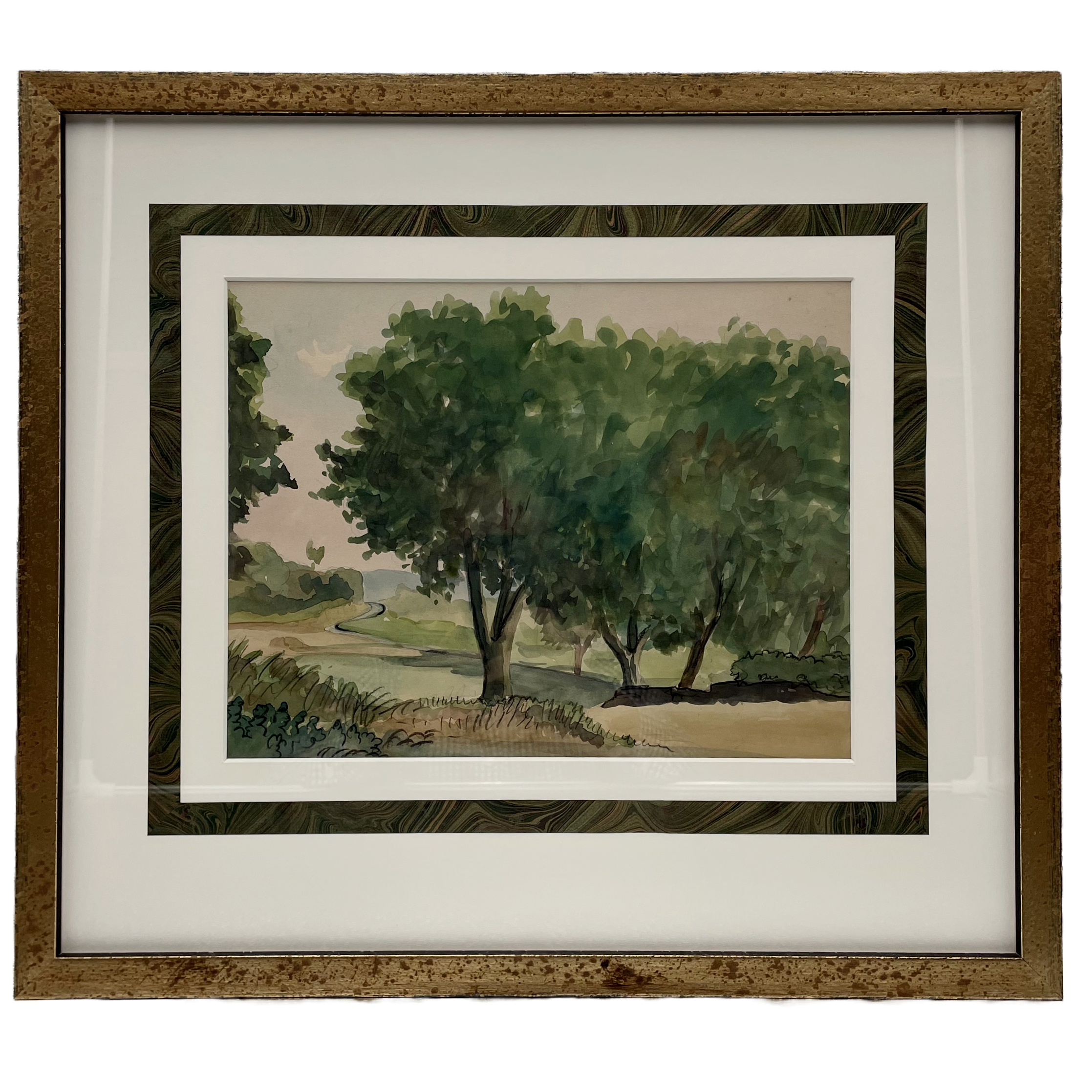 00A273-1: Green Trees in Landscape