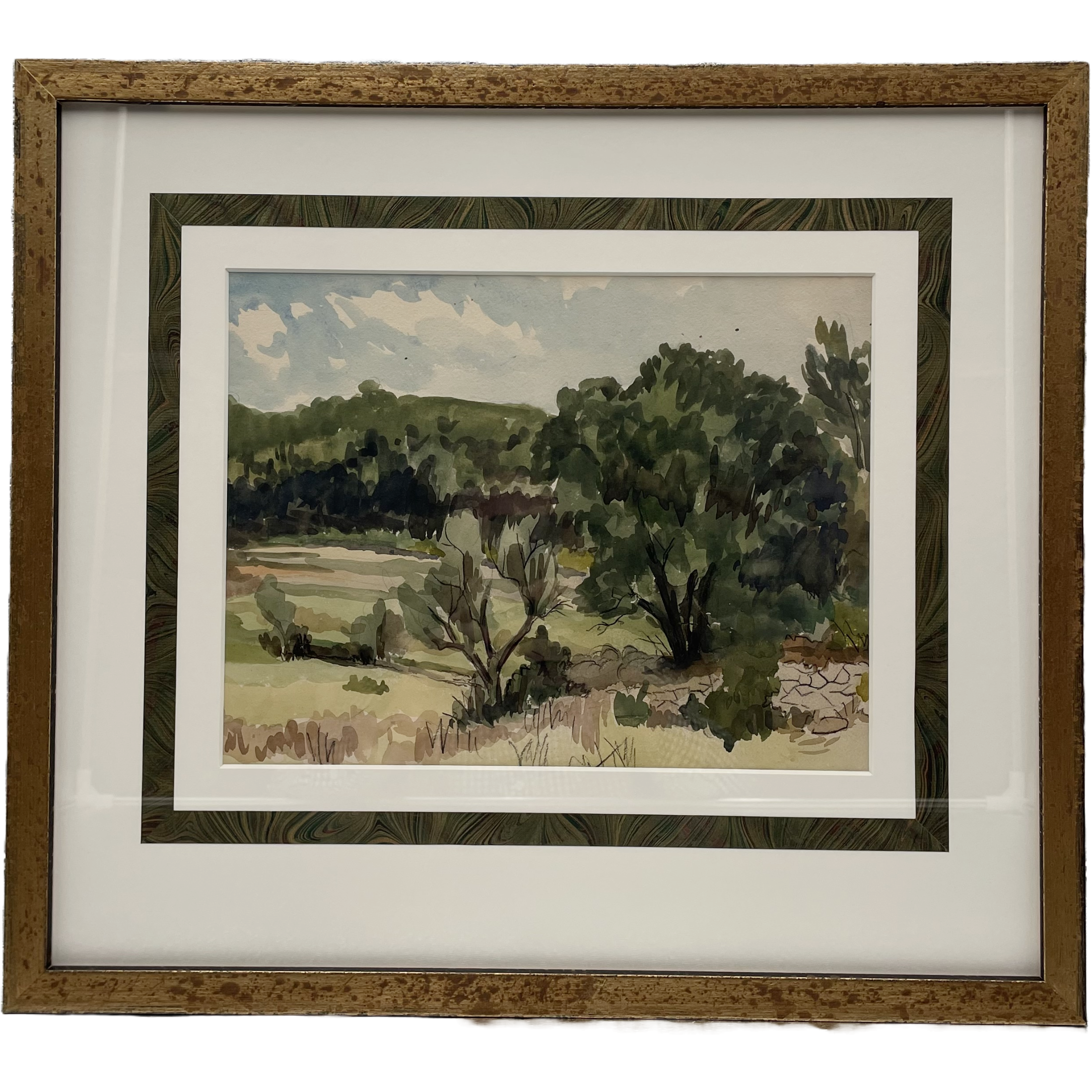 00A273-2: Green Trees in Landscape