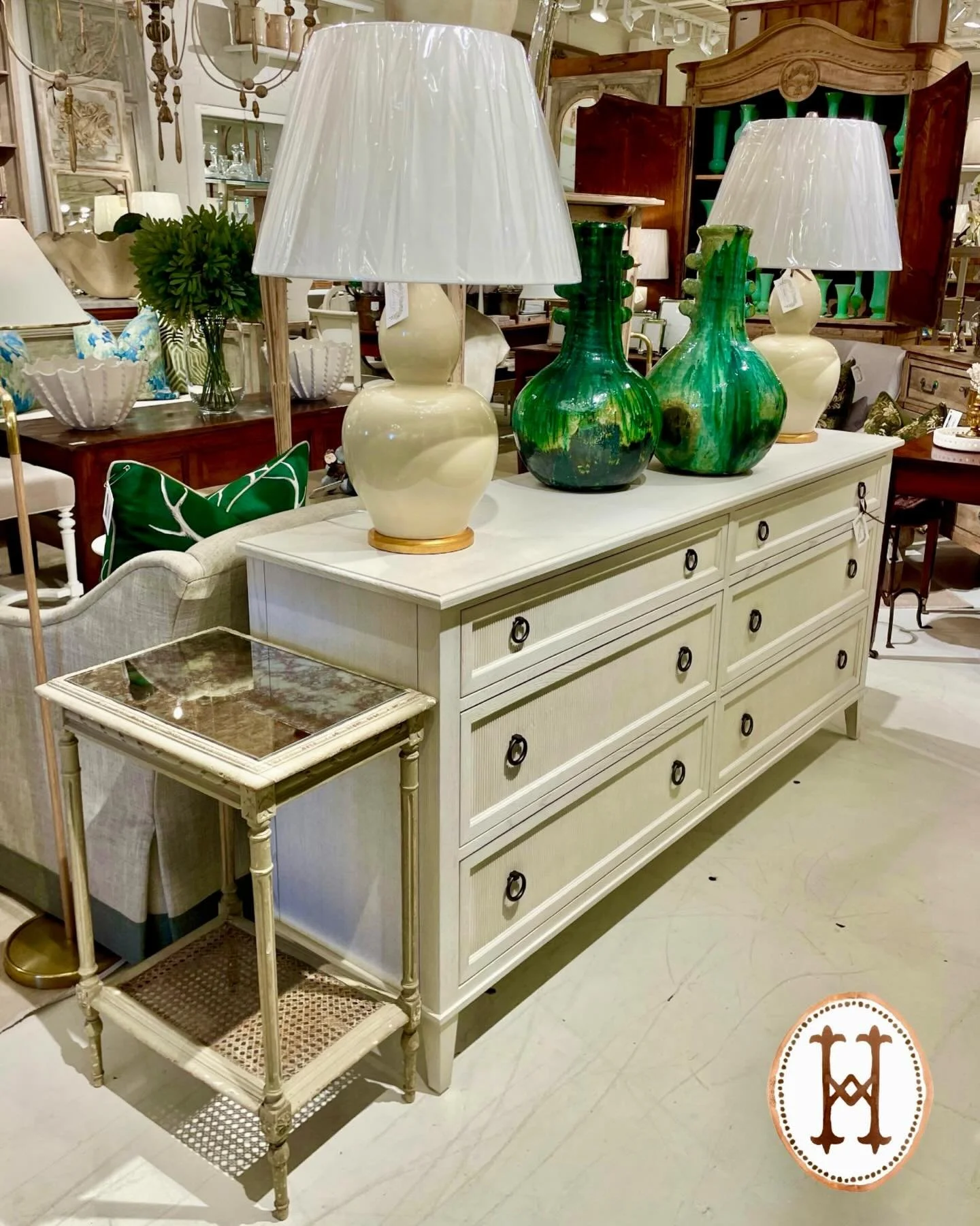 Back in stock&mdash;our popular reeded front dresser. Not too long. Not too deep. Always just right! Dimensions are 72W x 18D x 34H. Find more details and pics on our website at www.heritagemarkdesign.com. Shipping available. #heritageclt #curateddec