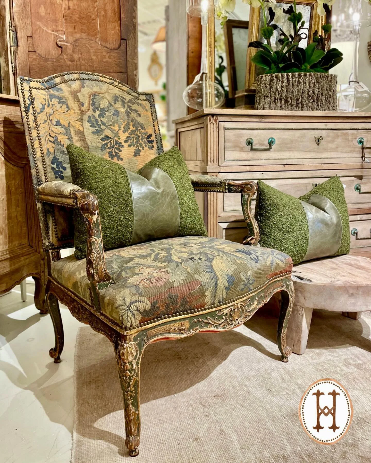 Discover our extensive collection of one-of-a-kind, hand-selected European Antiques and Curated Decor. Find more details and pics on our website at www.heritagemarkdesign.com. Shipping available. #heritageclt #curateddecor #frenchantiques