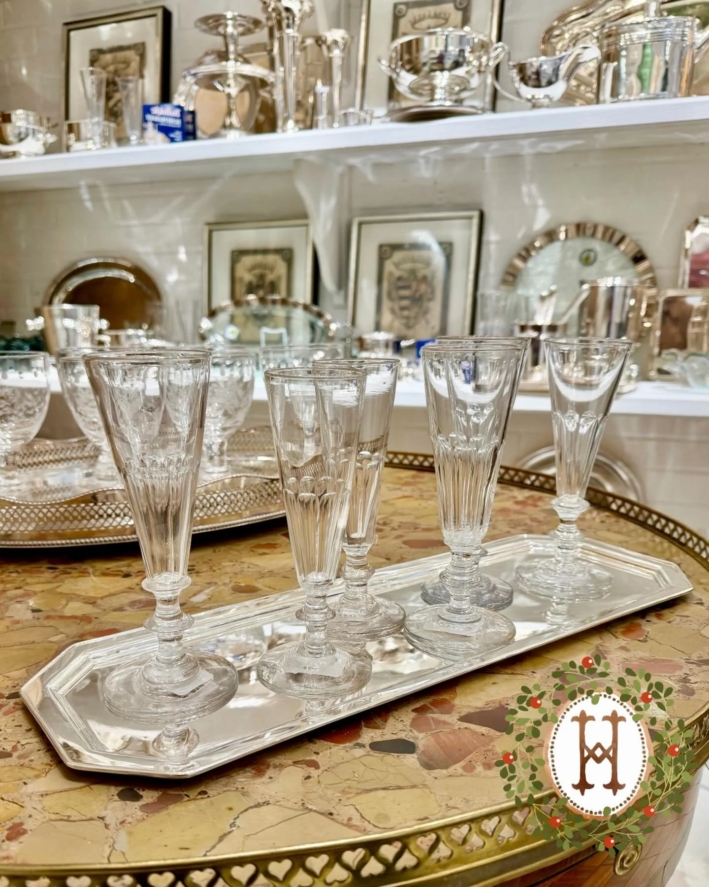 So many serving pieces and giftable goodies! #heritageclt #hotelsilver #giftideas