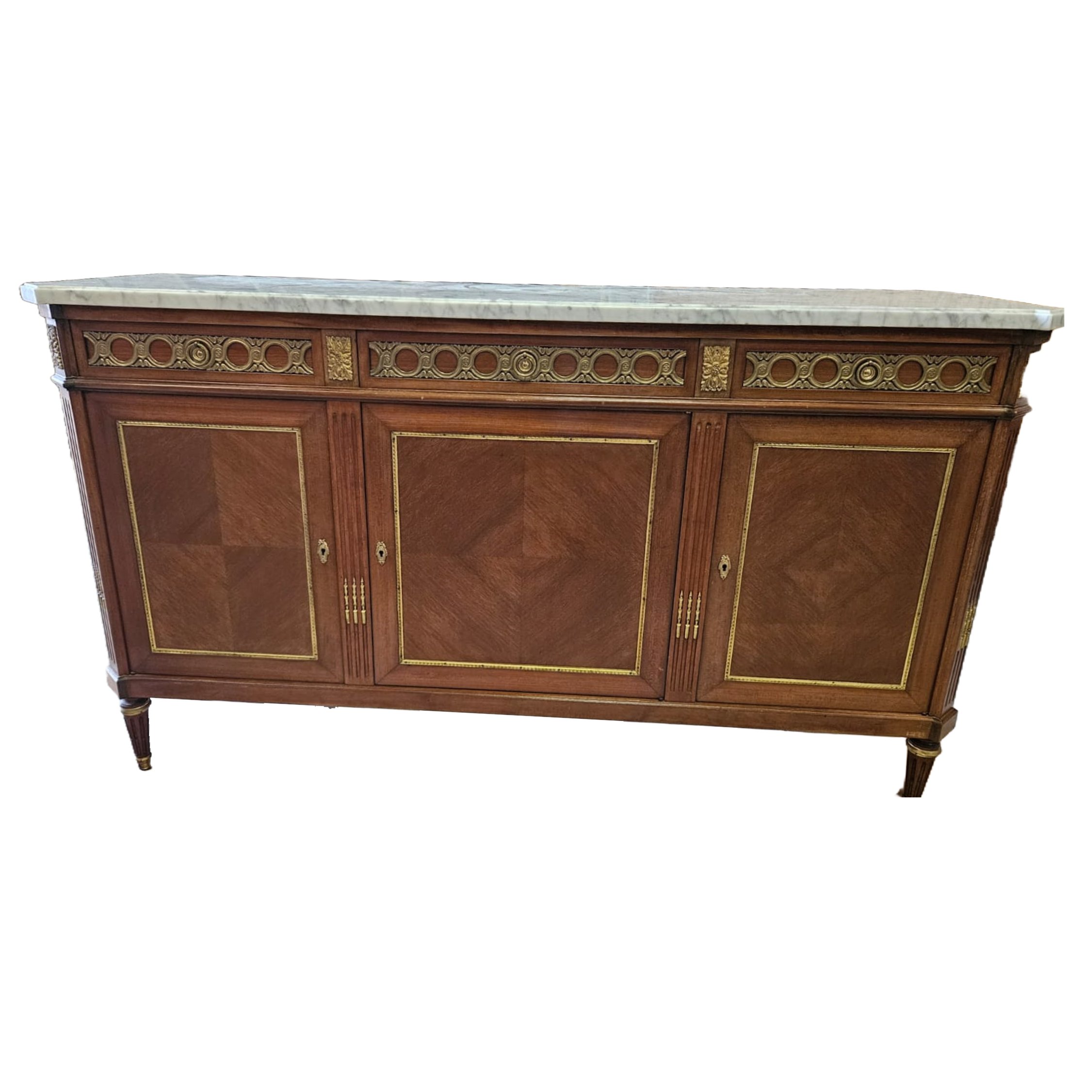 Louis XVI-Style Mahogany Enfilade