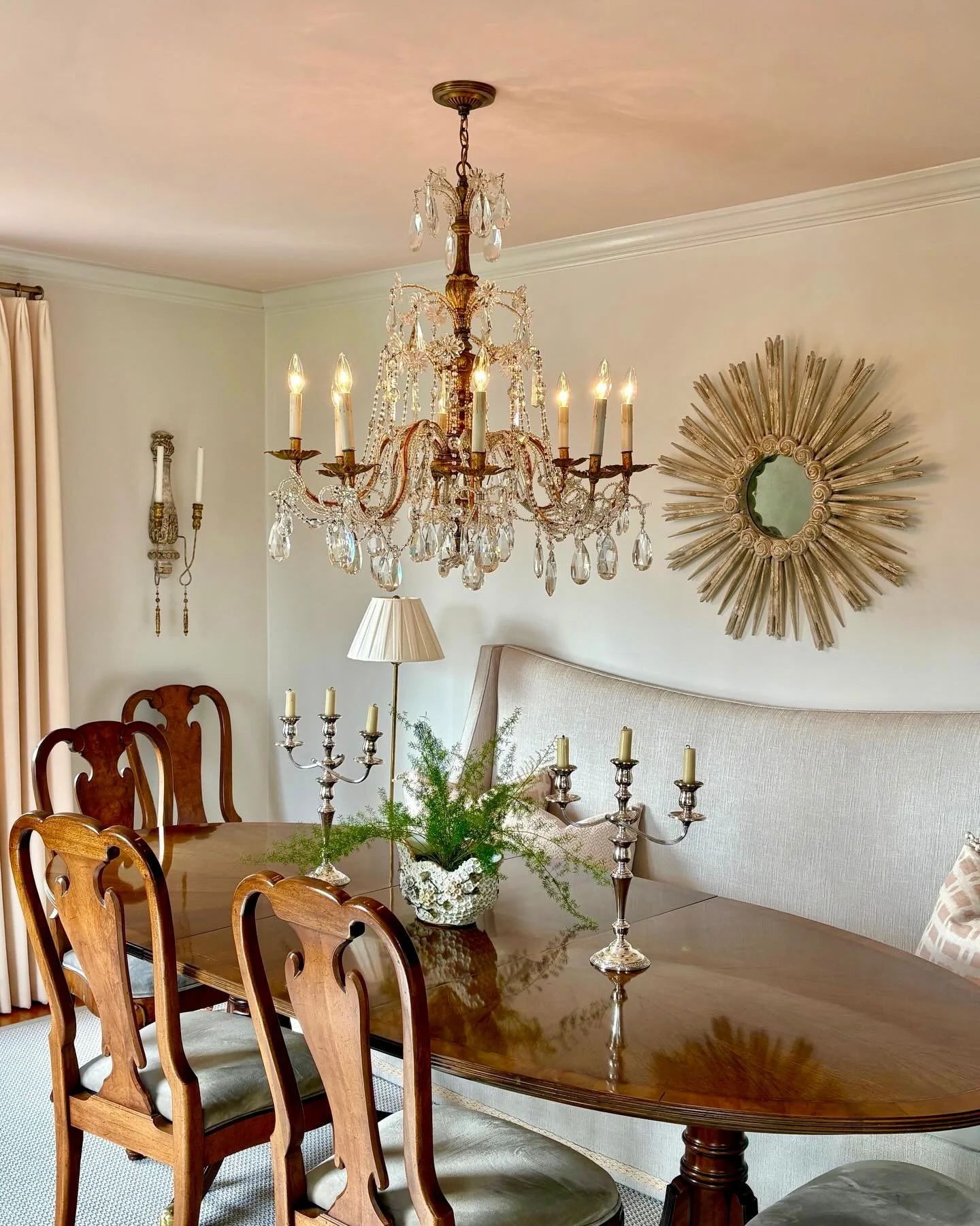 Heritage@Home&mdash;
Two installations this week of some of our gorgeous Antique Crystal Chandeliers. Stunning transformations in these stunning dining rooms! Swipe for pics! Discover our extensive collection of one-of-a-kind, hand-selected European 