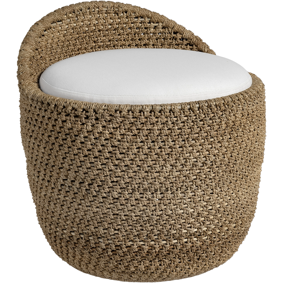 Green Oaks Swivel Stool | Natural