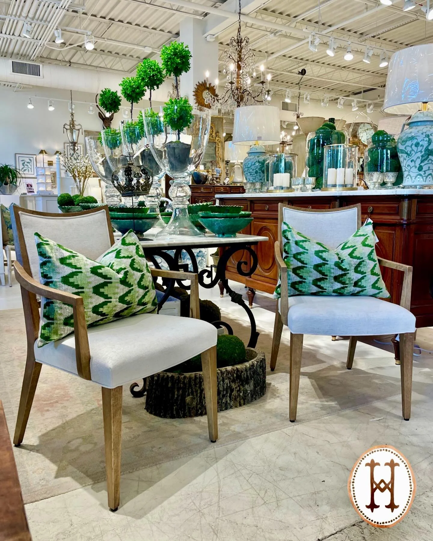 New Arrivals this week&mdash;our favorite @centuryfurniture dining chairs. Available in side chairs and arm chairs (shown). Wood finish and fabric selections may be made in our design studio. Discover our exciting collection of hand-selected Custom U