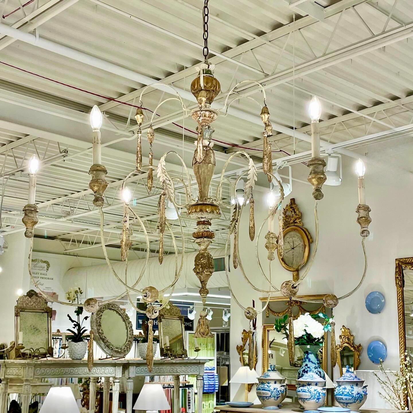 Back in stock&mdash;Antique Italian Fragment Chandeliers. Lots of sizes to choose from! Discover our extensive collection of one-of-a-kind, hand-selected European Antiques, Curated Decor, and Exquisite Lighting. Find more details and pics on our webs