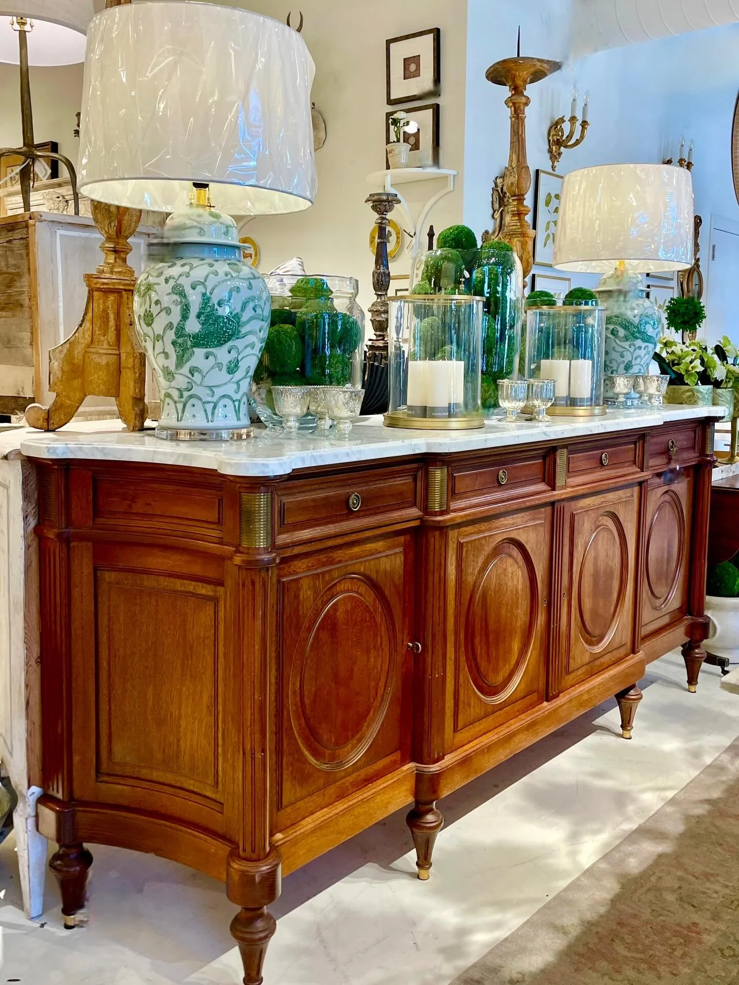One of our many current faves! Discover our extensive collection of one-of-a-kind, hand-selected European Antiques and Curated Decor. Find more details and pics on our website at www.heritagemarkdesign.com. Shipping available. #heritageclt #curatedde