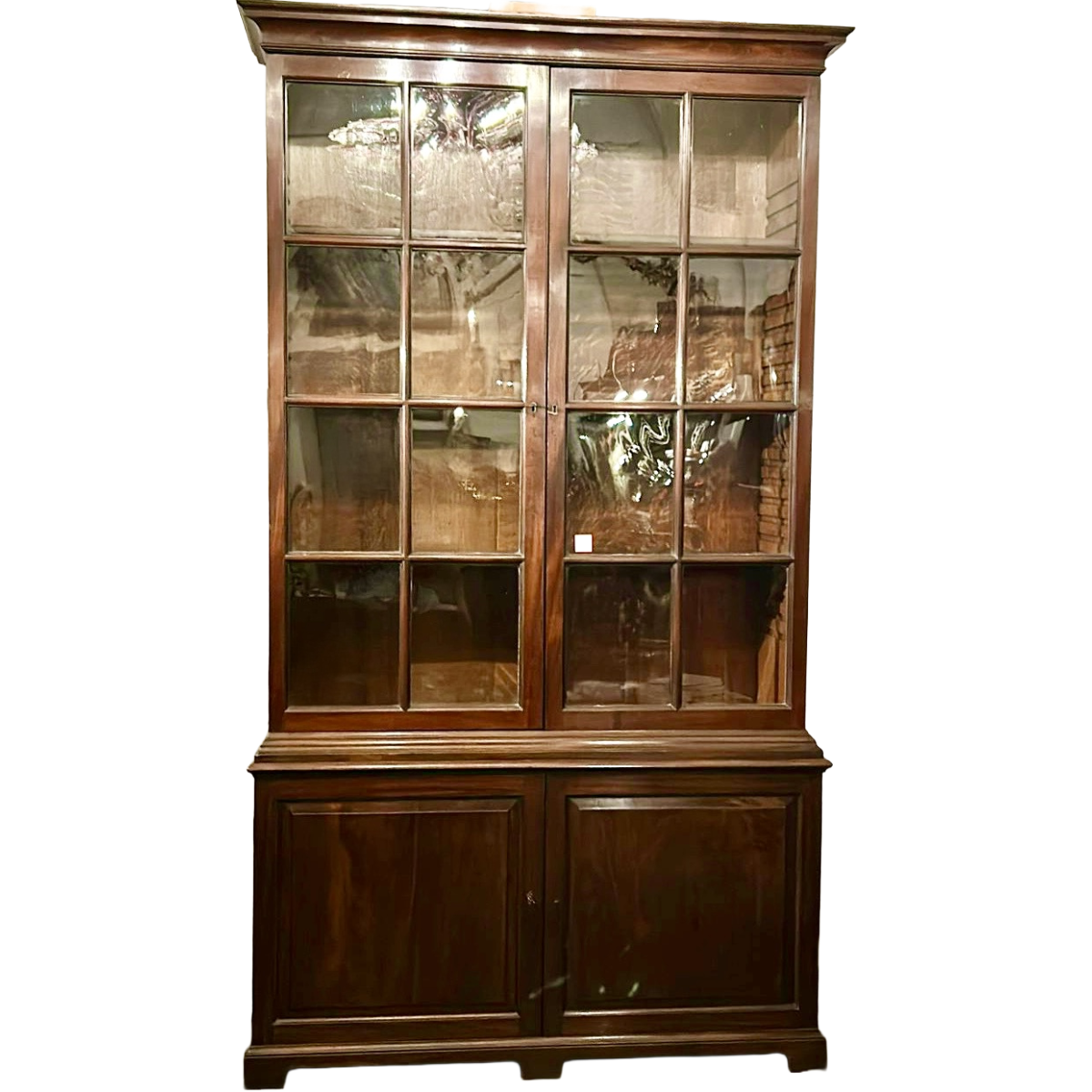 Antique Regency Period Mahogany Bookcase