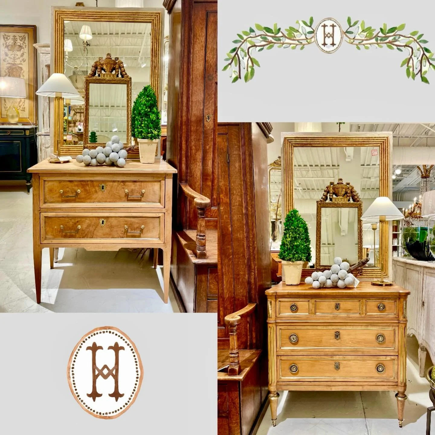 Perfect Practical Pairs! Discover our extensive collection of one-of-a-kind, hand-selected European Antiques and Curated Decor. Find more details and pics on our website at www.heritagemarkdesign.com. Shipping available. #heritageclt #curateddecor #e