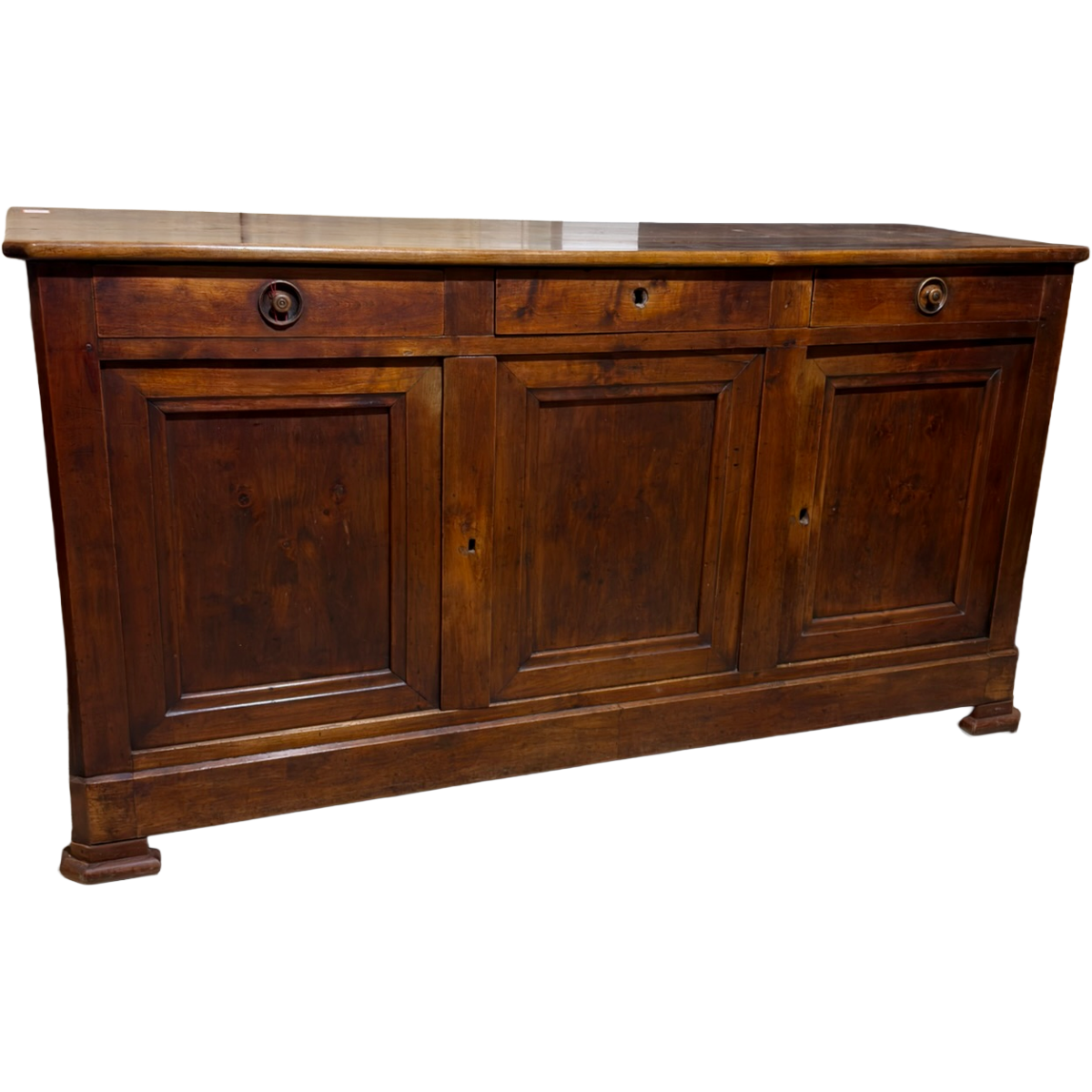 Antique Louis Philippe-Style Walnut Enfilade