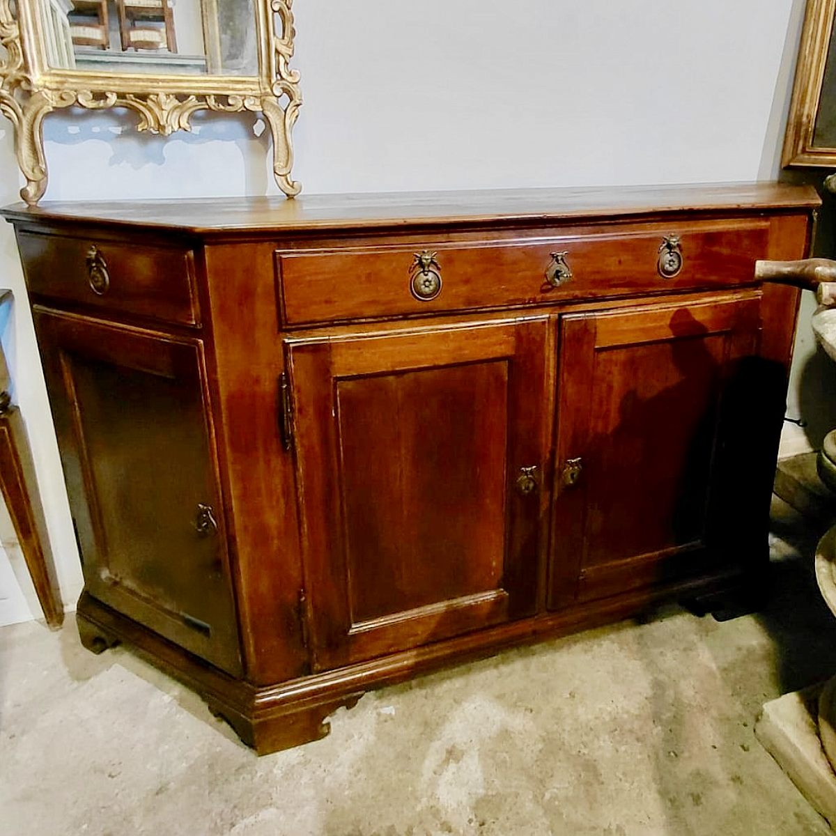 Antique Venetian Walnut Buffet