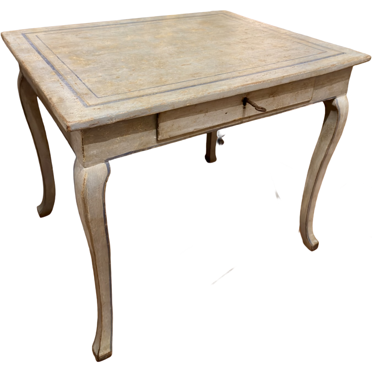 Antique Louis XVI Period Lacquered Tuscan Walnut Side Table