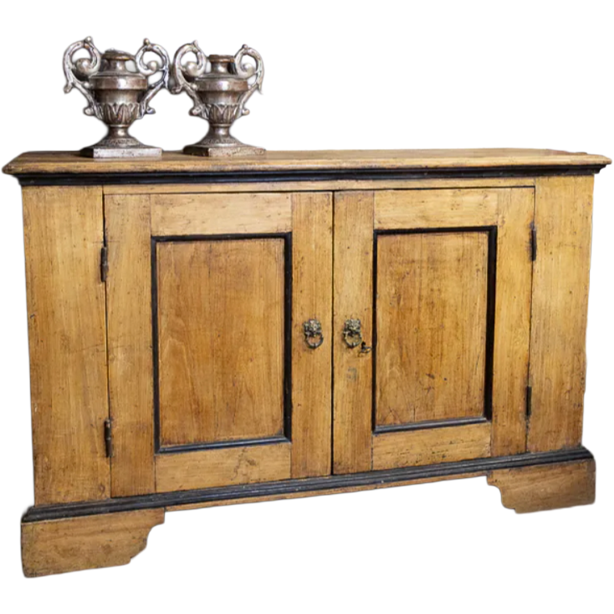 Antique Louis XV Period Tuscan Walnut Sideboard with Ebony Detail
