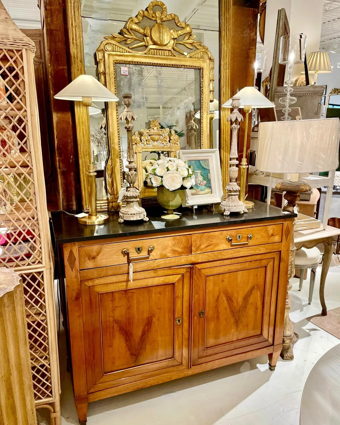 Always Louis. Always layering. Discover our extensive collection of one-of-a-kind, hand-selected European Antiques and Curated Decor. Find more details and pics on our website at www.heritagemarkdesign.com. Shipping available. #heritageclt #curatedde