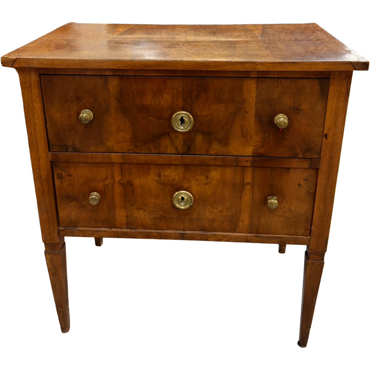 Antique Directoire Period Tuscan Walnut Chest