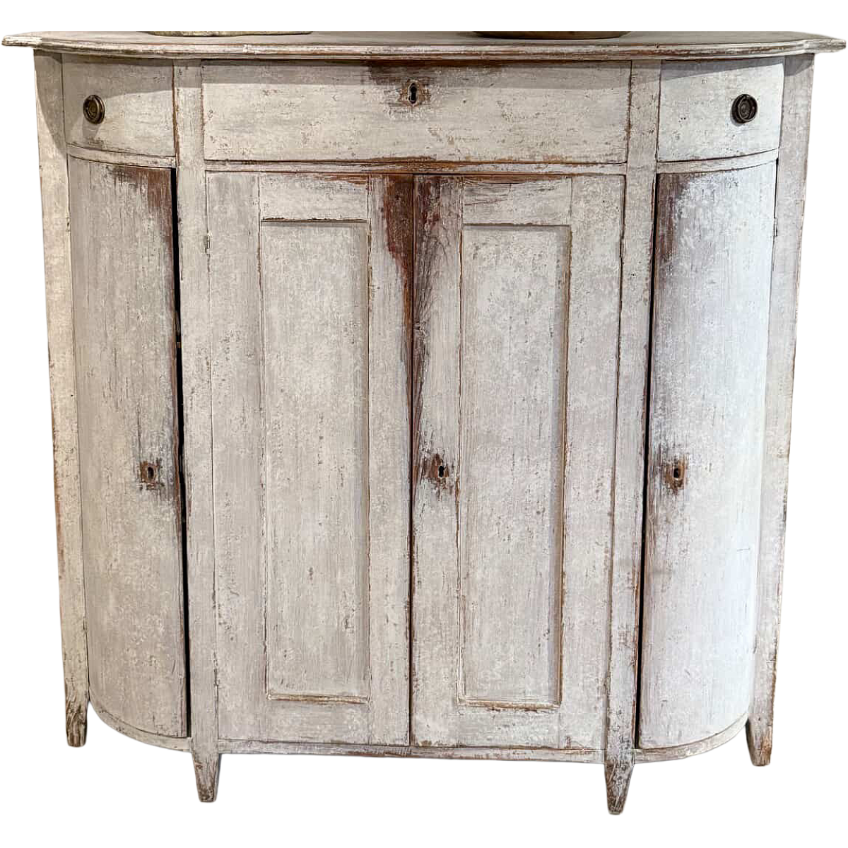 Antique Gustavian Period Painted Enfilade