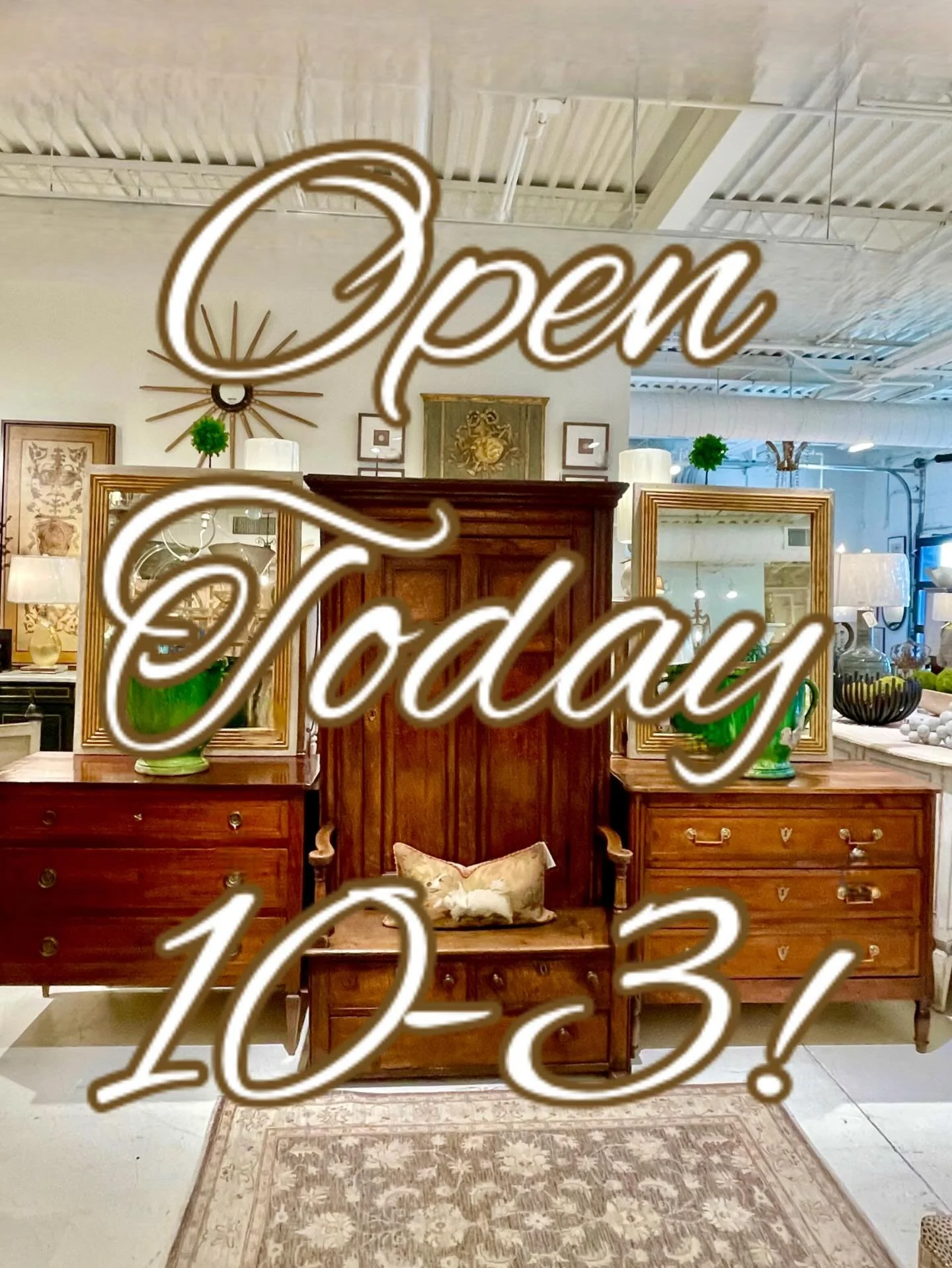 Stop in and see us today! Discover our extensive collection of one-of-a-kind, hand-selected European Antiques and Curated Decor. Find more details and pics on our website at www.heritagemarkdesign.com. Shipping available. #heritageclt #curateddecor #