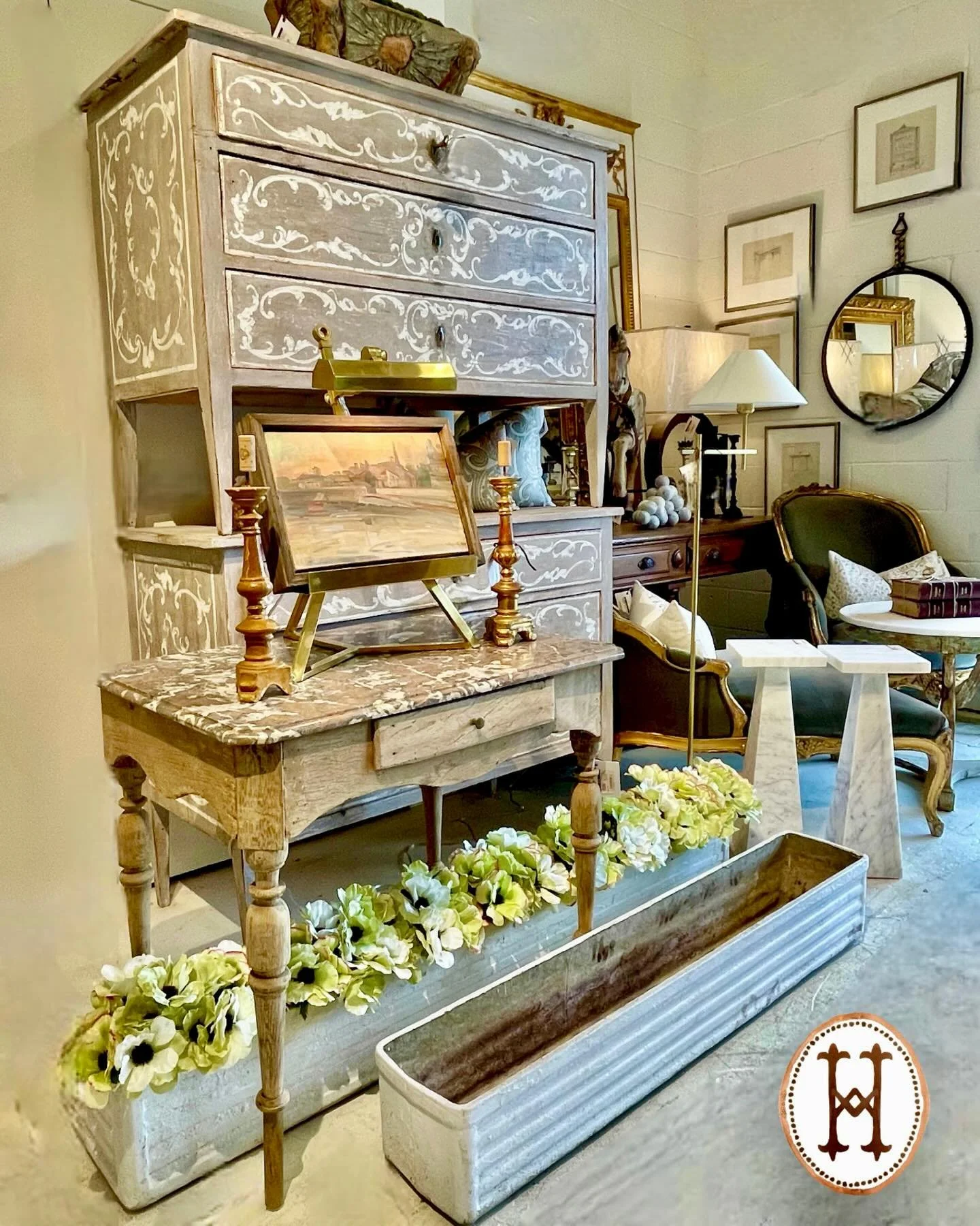 Discover our extensive collection of one-of-a-kind, hand-selected European Antiques and Curated Decor. Find more details and pics on our website at www.heritagemarkdesign.com. Shipping available. #heritageclt #curateddecor #europeanantiques 
#italian