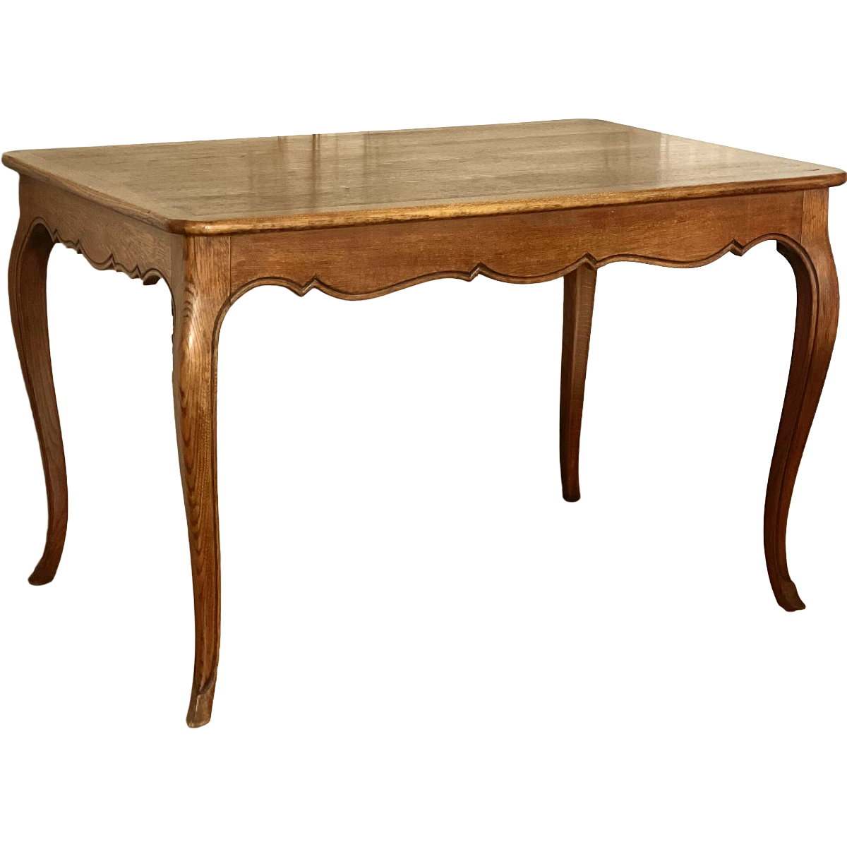 Antique Louis XV-Style Oak Game Table